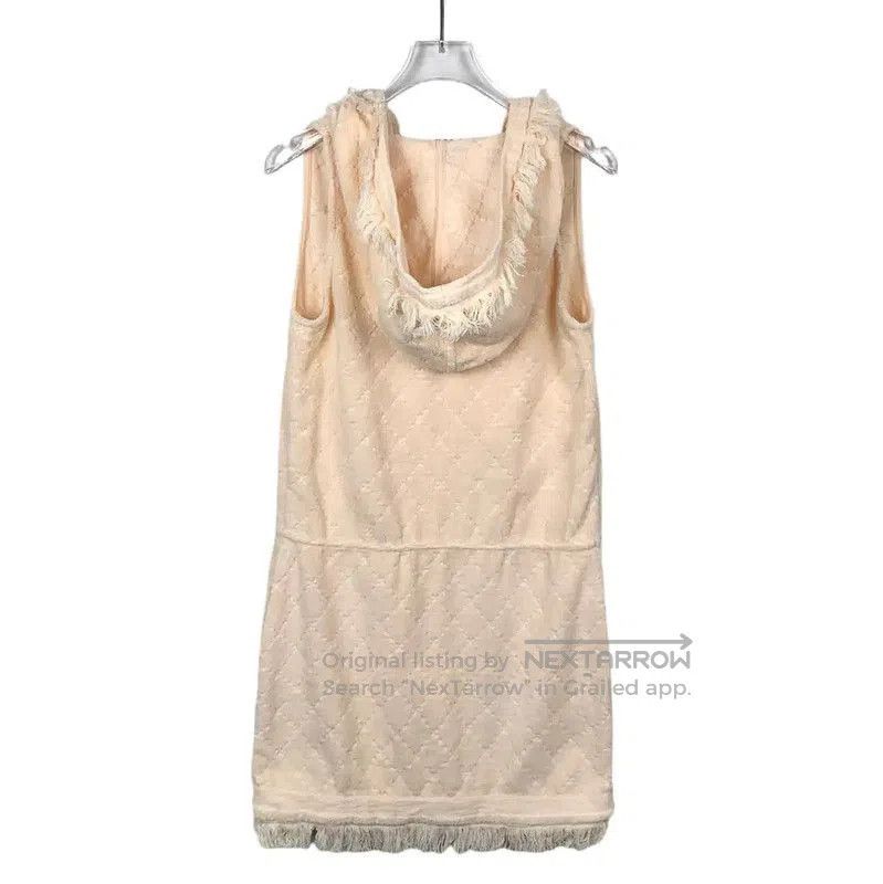 Chanel Chanel Beige Cotton Women's Dress XXS Size . Size XXS / US 00 / IT 34 - 2 Thumbnail