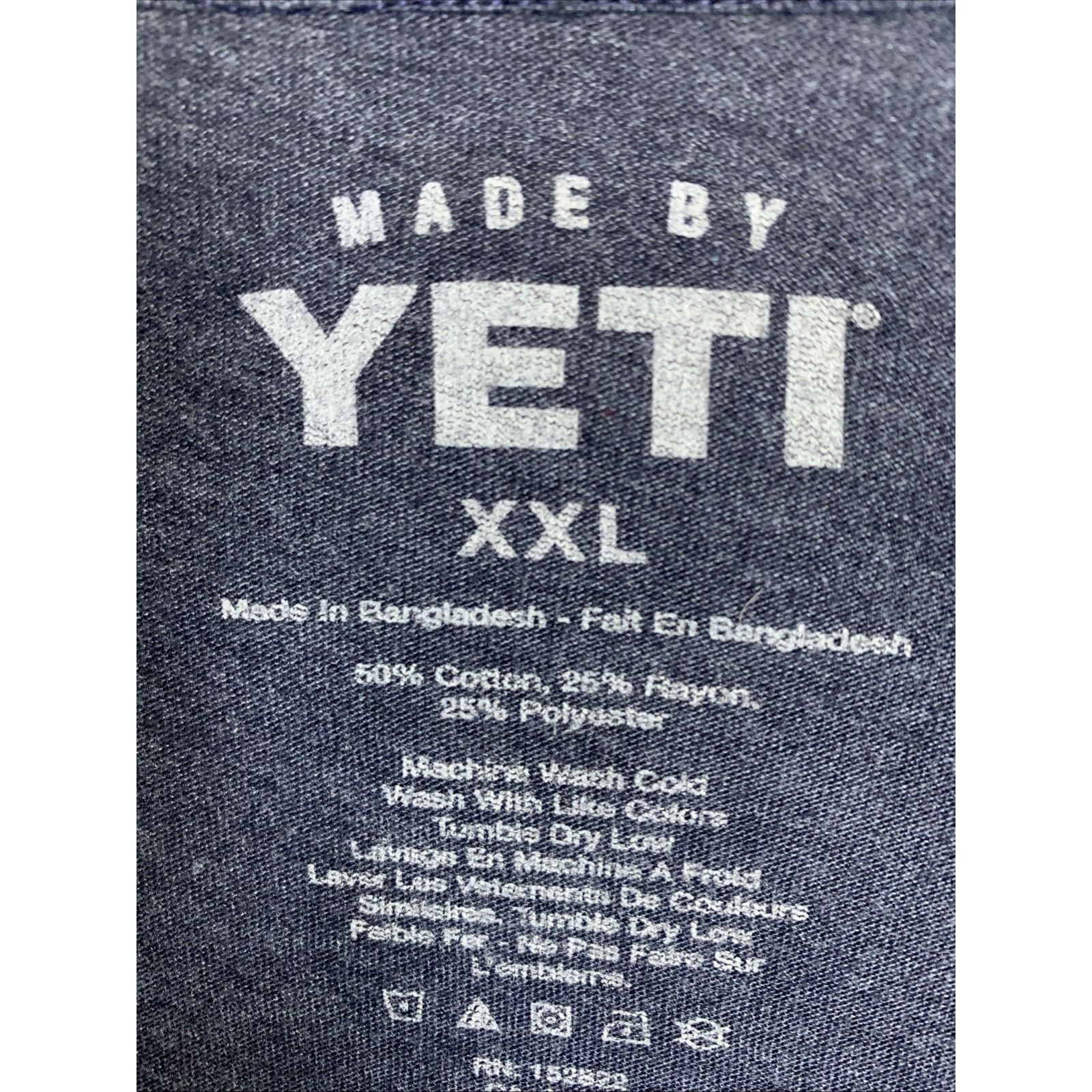 Yeti Made By Yeti Coolers T-Shirt Men's XXL Logo Short Sleeve Size US XXL / EU 58 / 5 - 4 Thumbnail