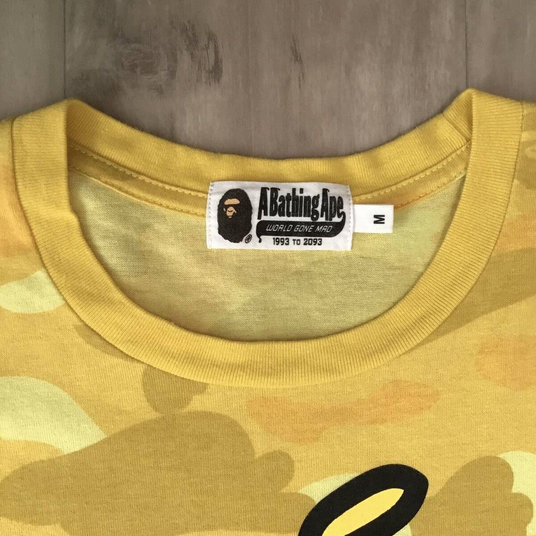 Bape BAPE × SESAME STREET Milo T-shirt ABC camo yellow APE Size US M / EU 48-50 / 2 - 5 Thumbnail