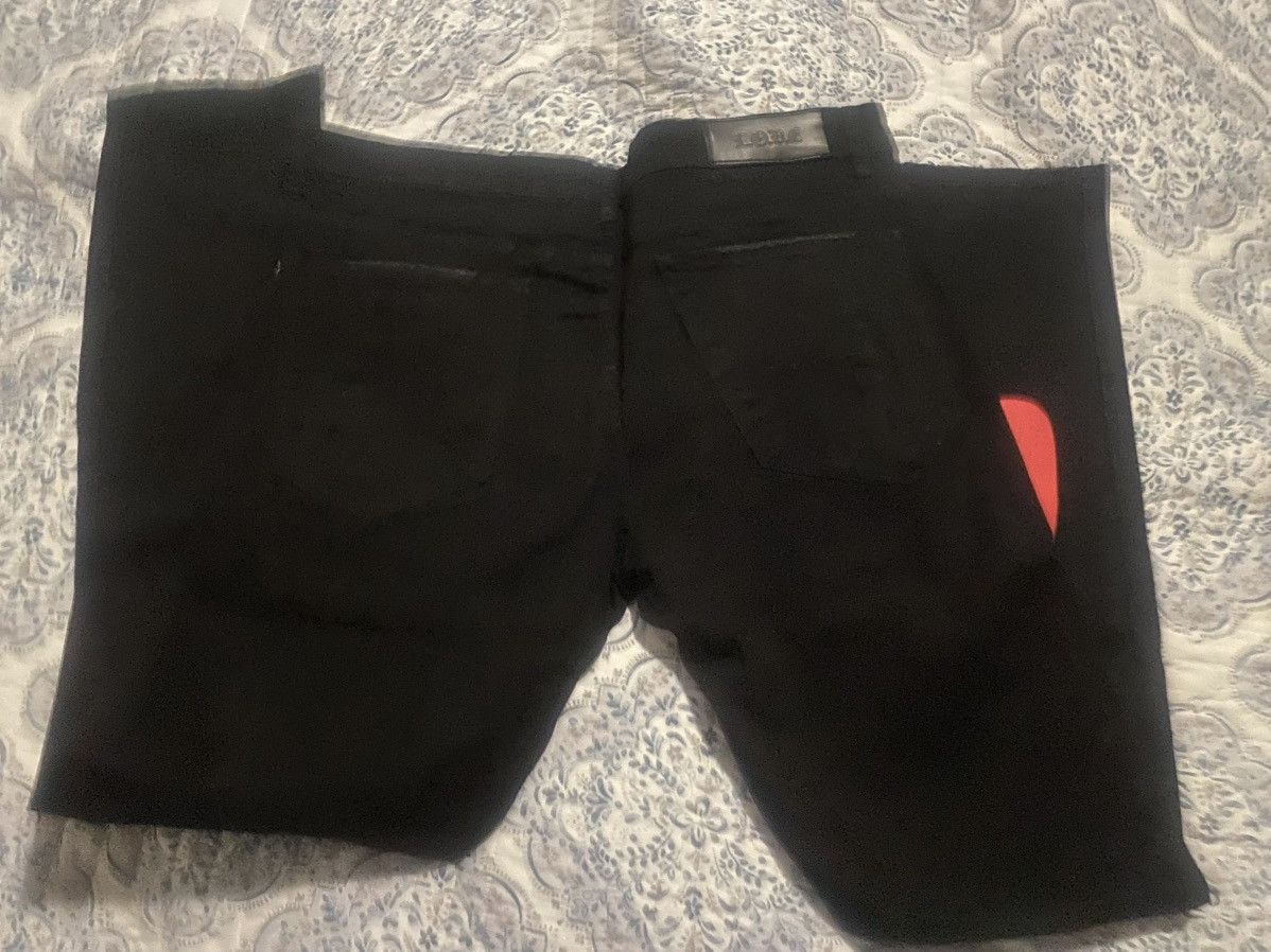 Other L.O.V.E. Apparel Mens Black Distressed Skinny Jeans Kodak Size US 40 / EU 56 - 4 Thumbnail