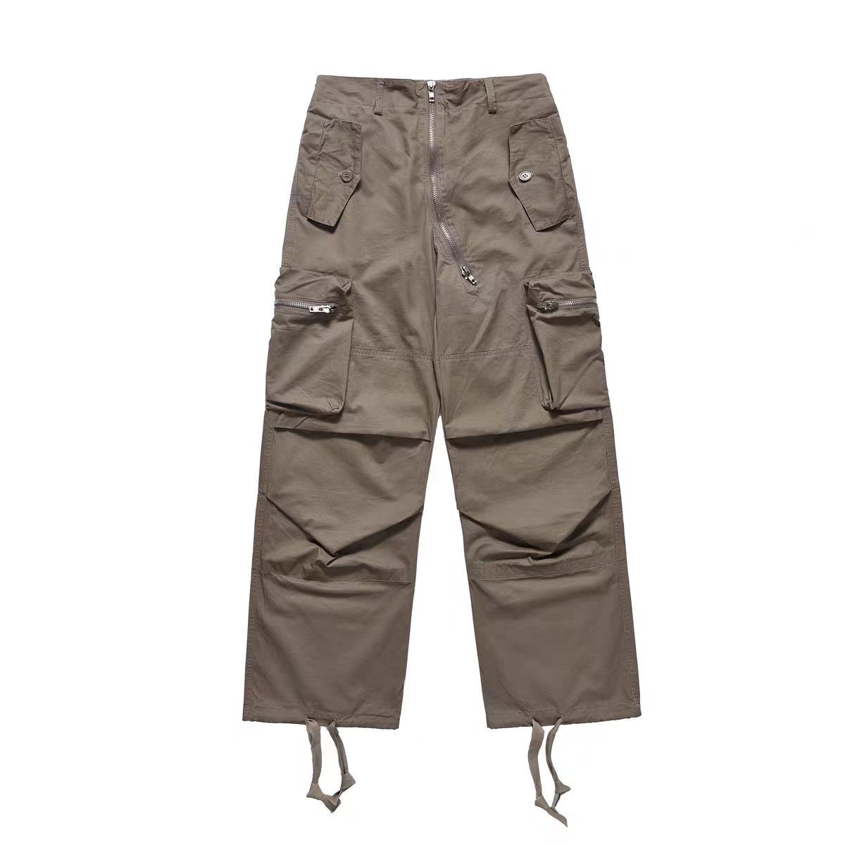 Japanese Brand × Vintage Vintage Street Y2K Multi-Pocket Pleated Work Casual Pants Size US 28 / EU 44 - 8 Thumbnail