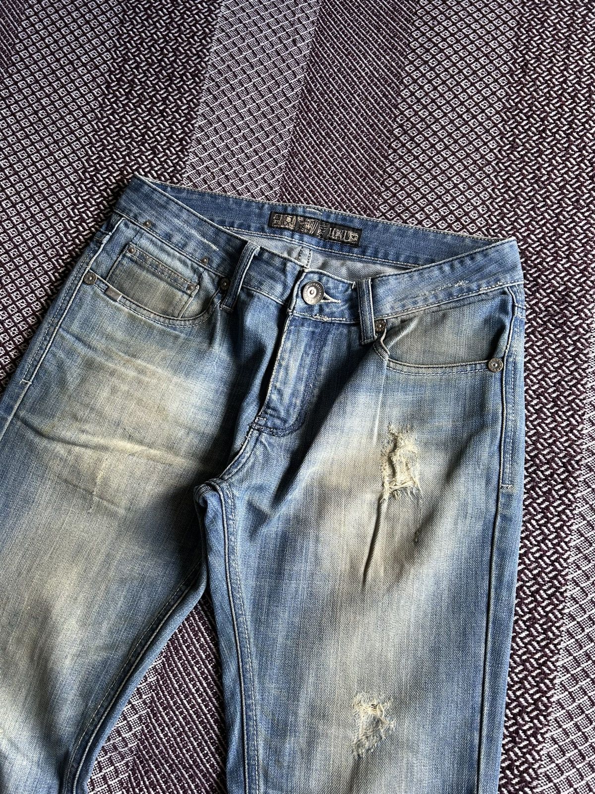 Japanese Brand Vintage Distressed Denim Jeans Japanese Style Size 30 Unisex Size US 30 / EU 46 - 6 Thumbnail