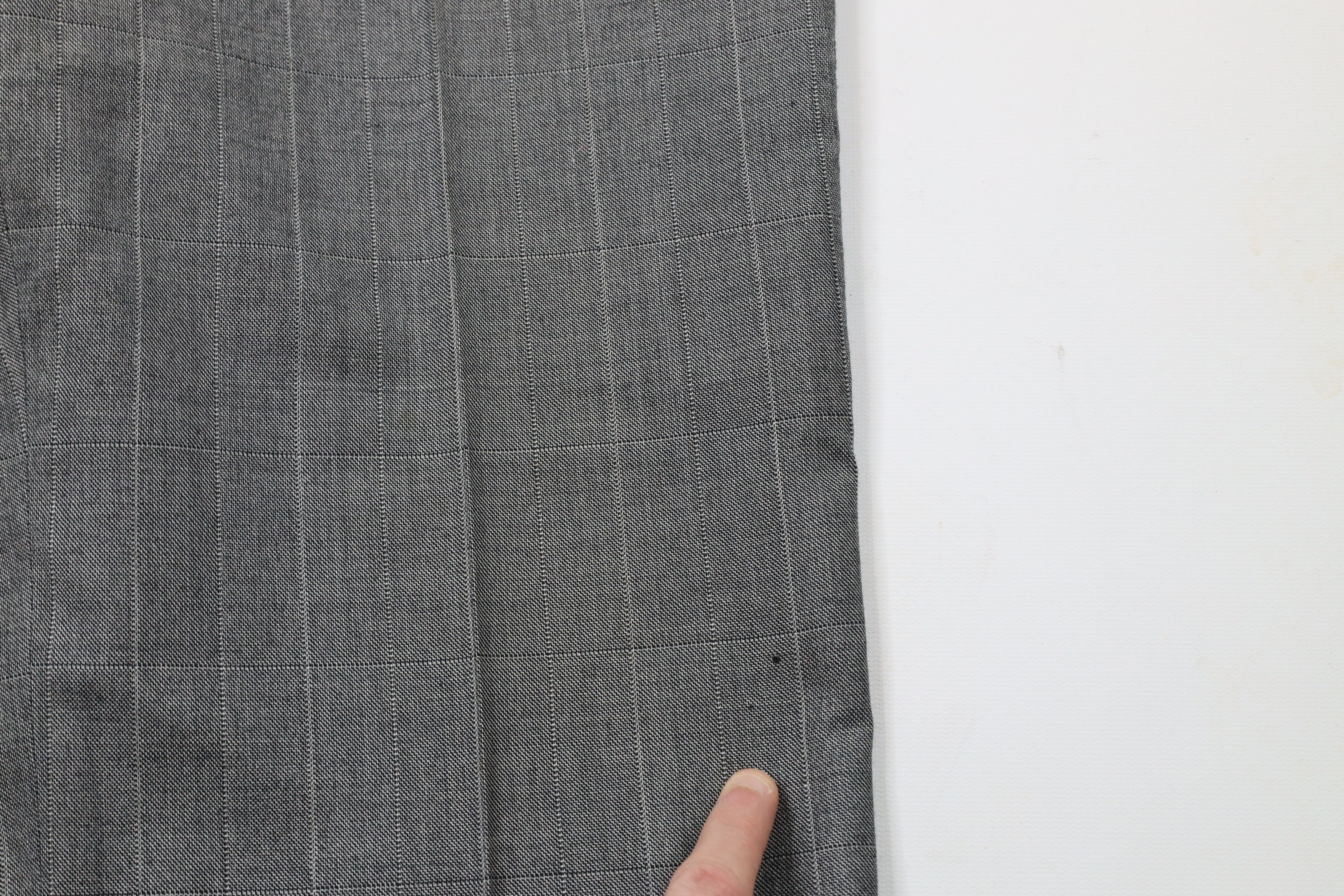 Vintage Vintage 70s Streetwear Wide Leg Chino Pants Plaid USA Size US 36 / EU 52 - 5 Thumbnail