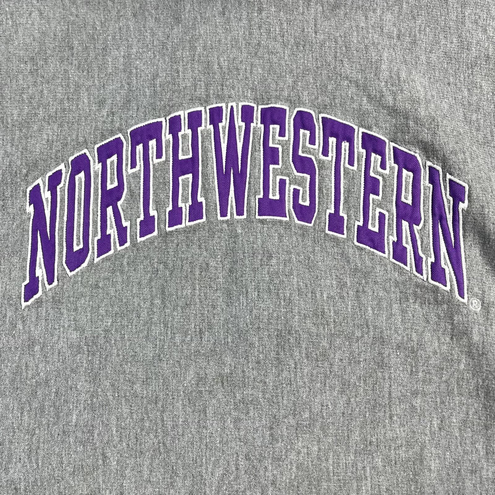 Vintage Vintage Northwestern University Hoodie Sweatshirt XL Gray | Grailed