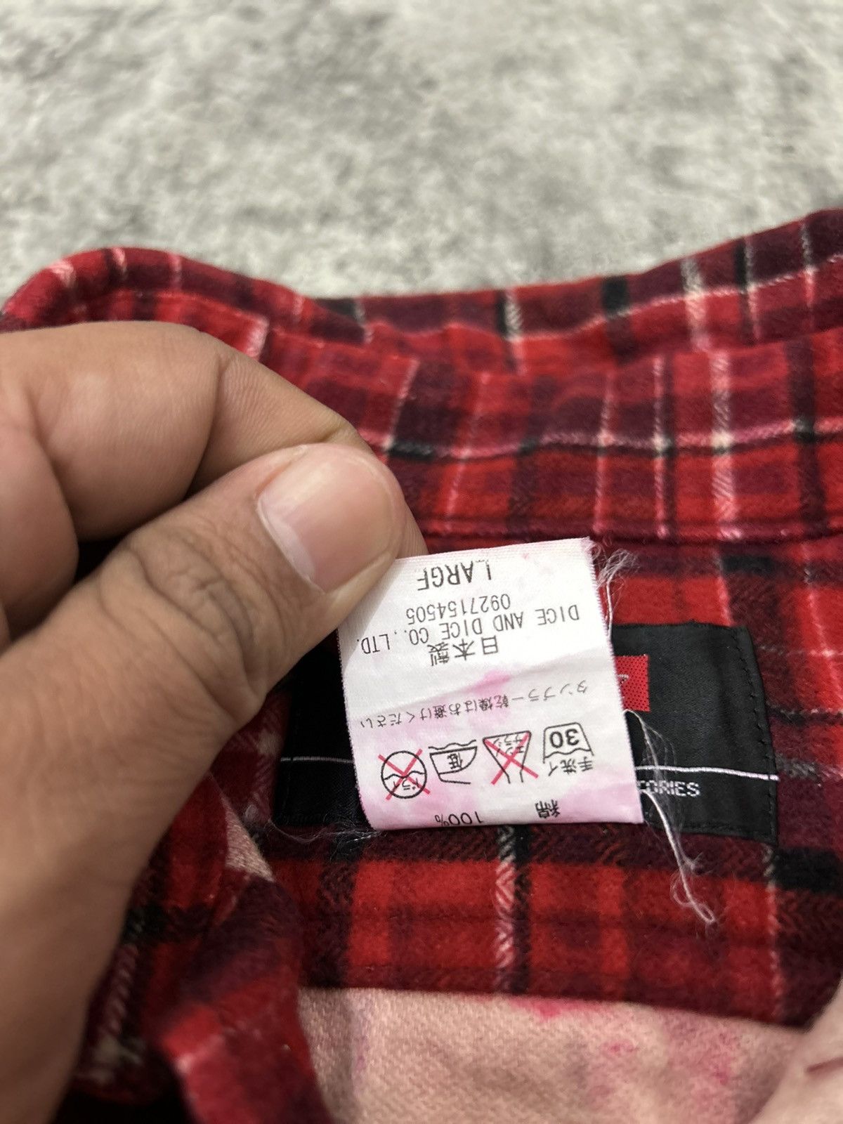 Futura × Japanese Brand Futura Laboratories Flannel Buttton shirt Size US L / EU 52-54 / 3 - 7 Thumbnail
