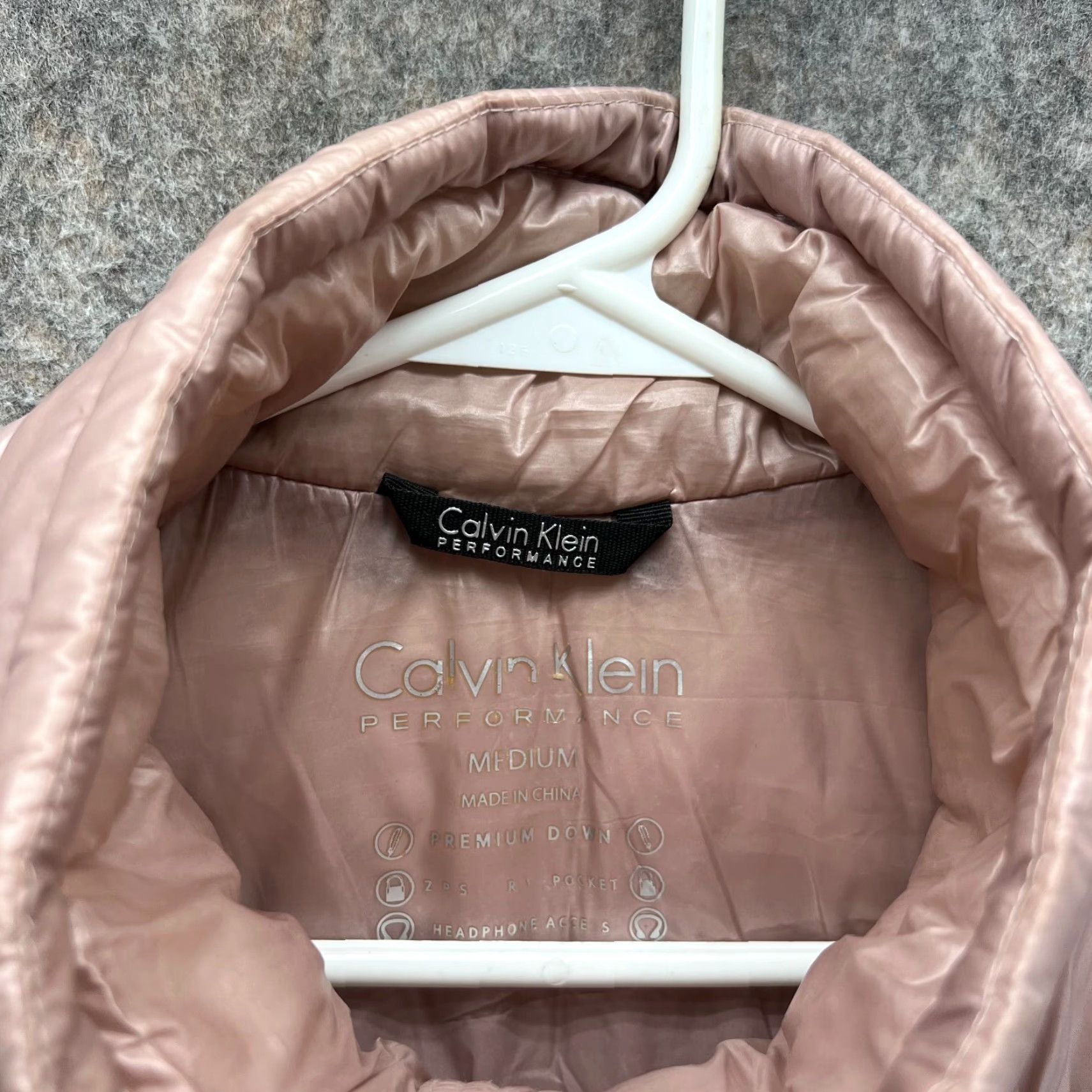 Calvin Klein Calvin Klein Vest Women Medium Pink Full Zip Puffer Down Jacket Size M / US 6-8 / IT 42-44 - 6 Thumbnail