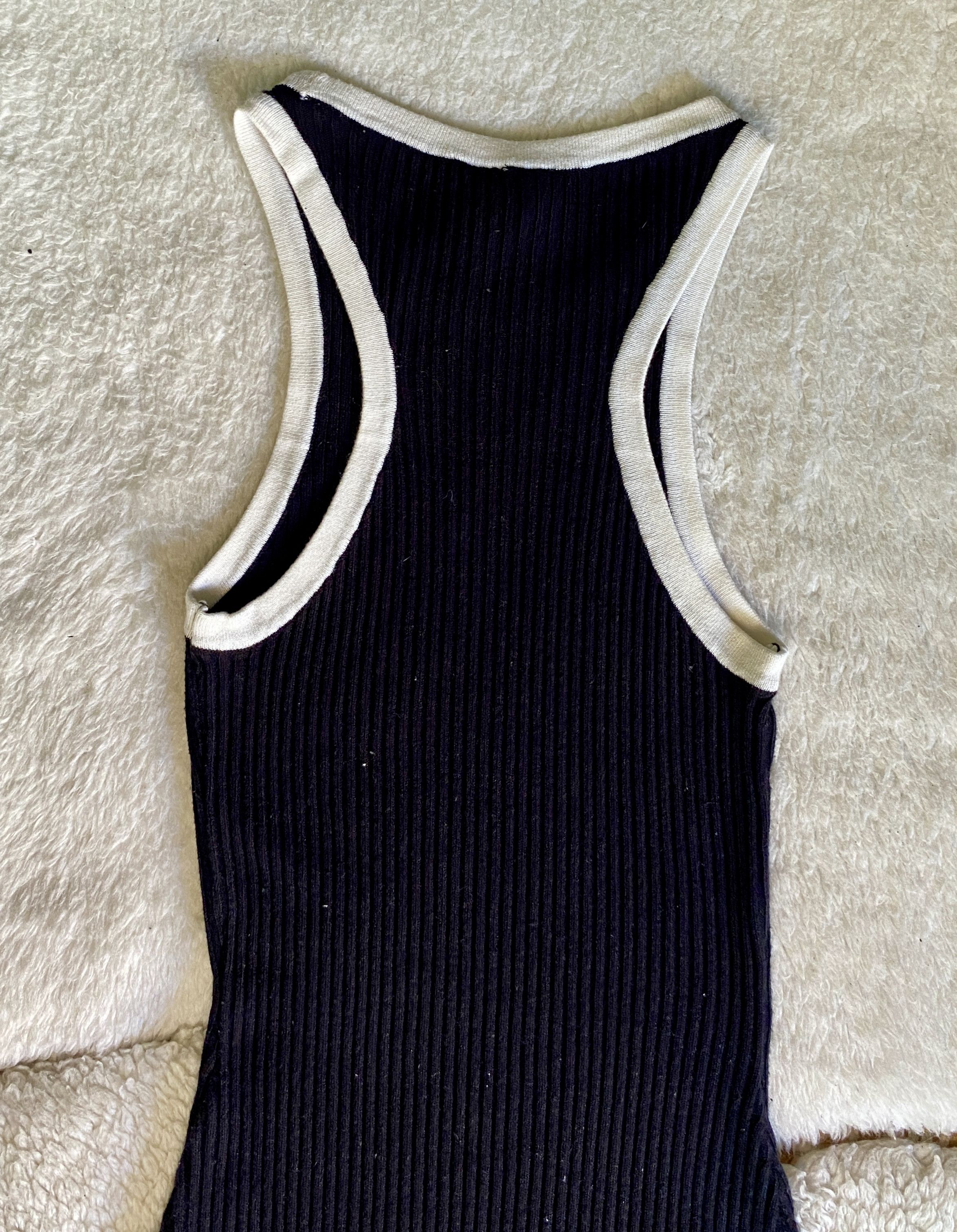 H&M H&M Ribbed Knit Bodycon Midi Dress - Size XS Size XS / US 0-2 / IT 36-38 - 4 Thumbnail