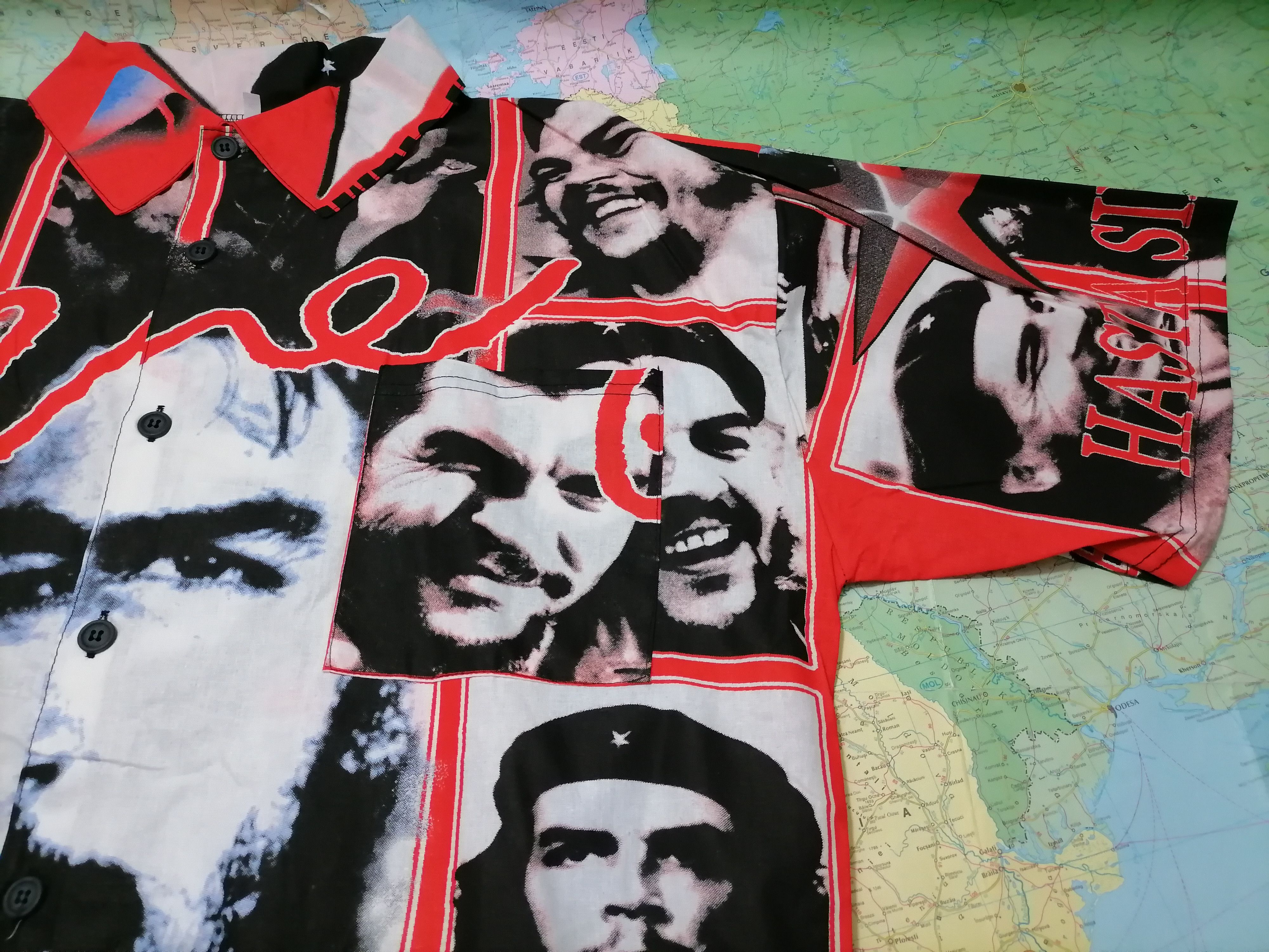 Vintage Vintage Shirt ERNESTO GUEVARA (Che) , XXL 1989 Size US XXL / EU 58 / 5 - 3 Thumbnail
