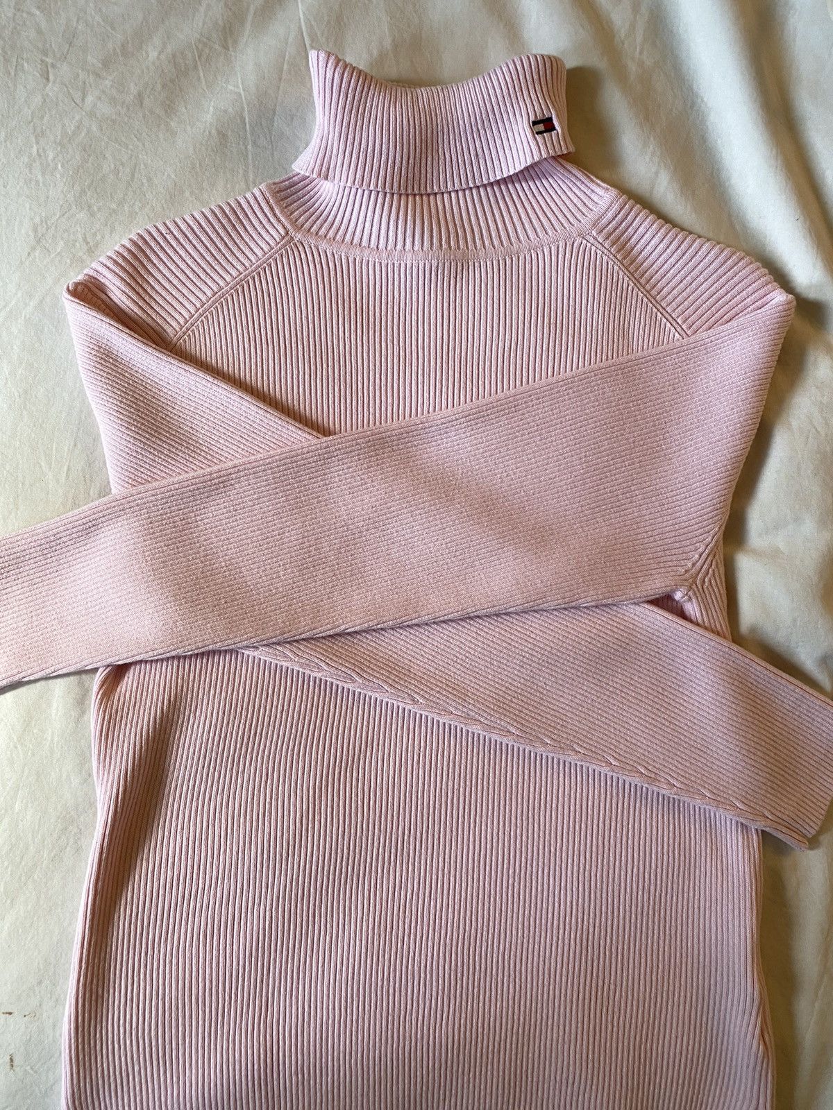 Tommy Hilfiger Tommy Hilfiger Pink Turtleneck Size L / US 10 / IT 46 - 2 Thumbnail