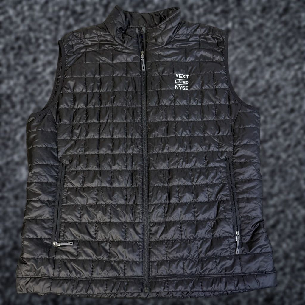 Patagonia Patagonia Vest Mens XL Black Quilted Insulated Puffer Full Zip Nano Puff Short Jacket Size US XL / EU 56 / 4 - 1 Thumbnail