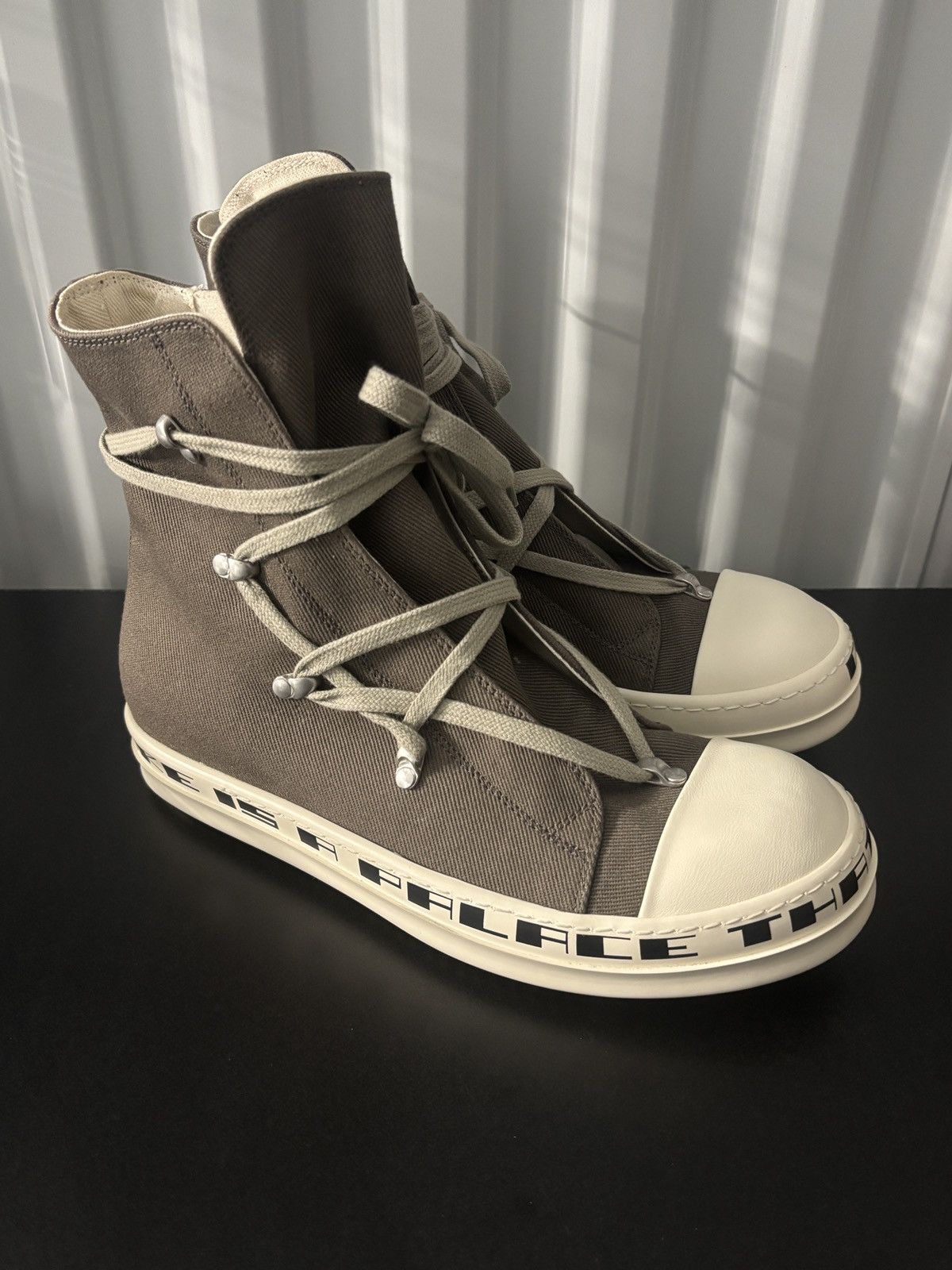 RICK OWENS | JUMBOLACED PADDED HI SNEAKERS