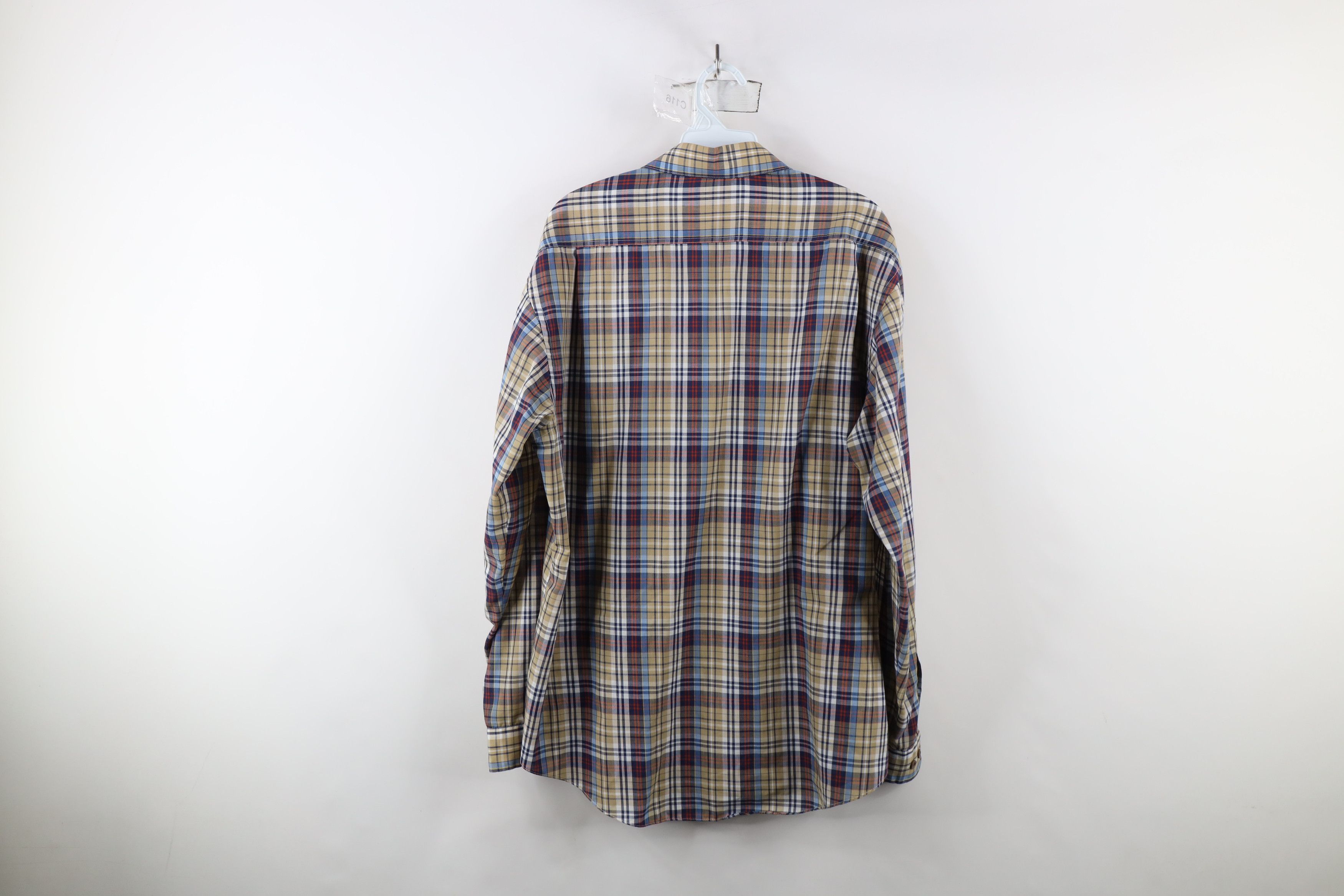 Vintage Vintage 70s Rockabilly Cowboy Collared Button Shirt Plaid Size US L / EU 52-54 / 3 - 13 Thumbnail
