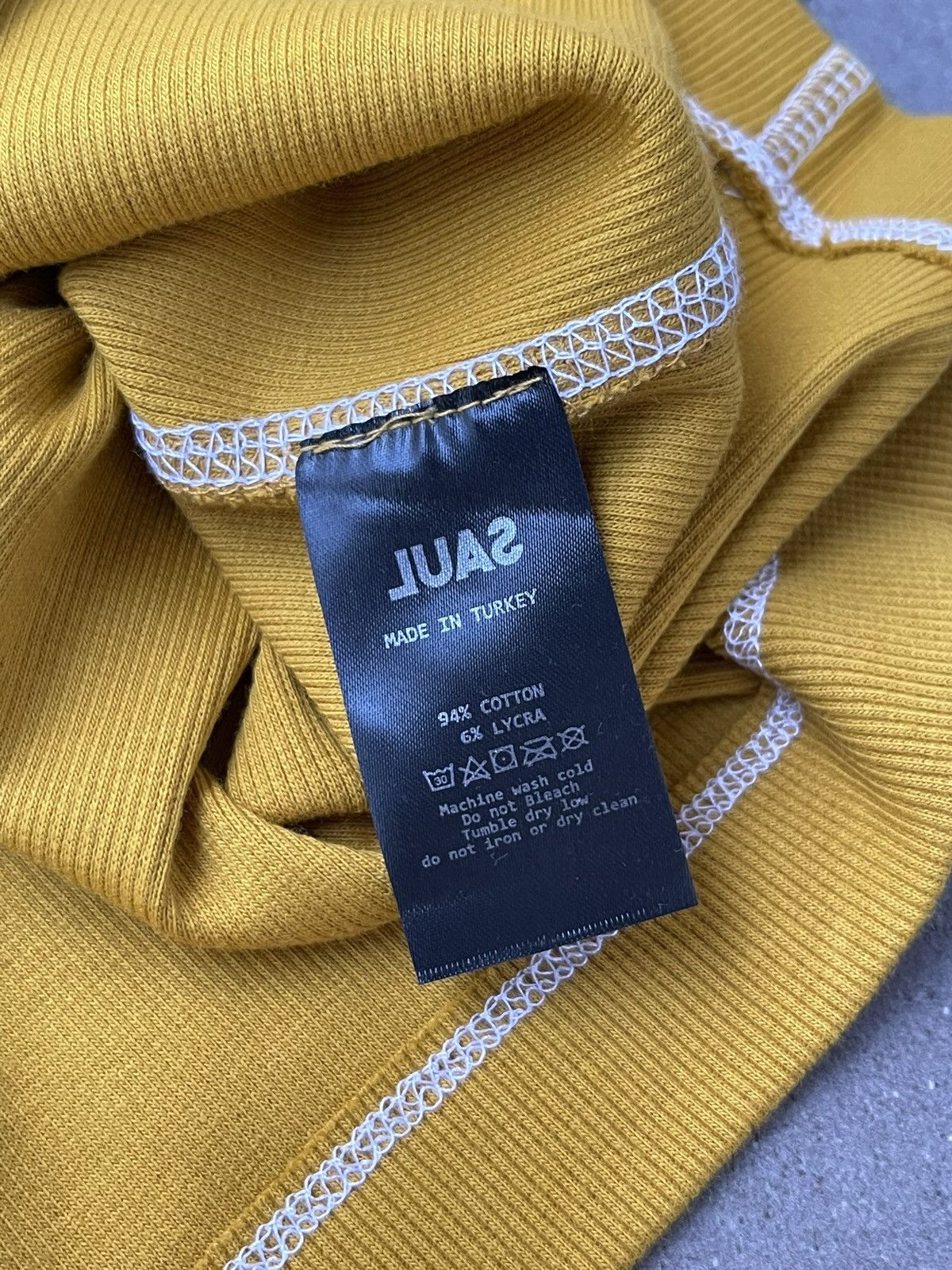 Saul Nash !DS! SS23 Saul Nash Yellow Overlock Stitch Tank Top Size US M / EU 48-50 / 2 - 16 Thumbnail