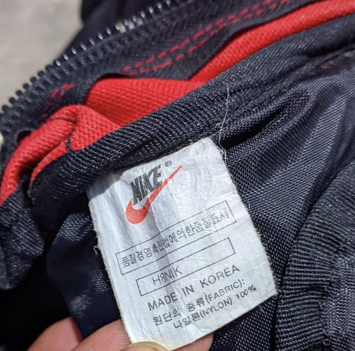 Nike × Vintage ❌Nike Big Swoosh Vintage Backpack Size ONE SIZE - 6 Thumbnail