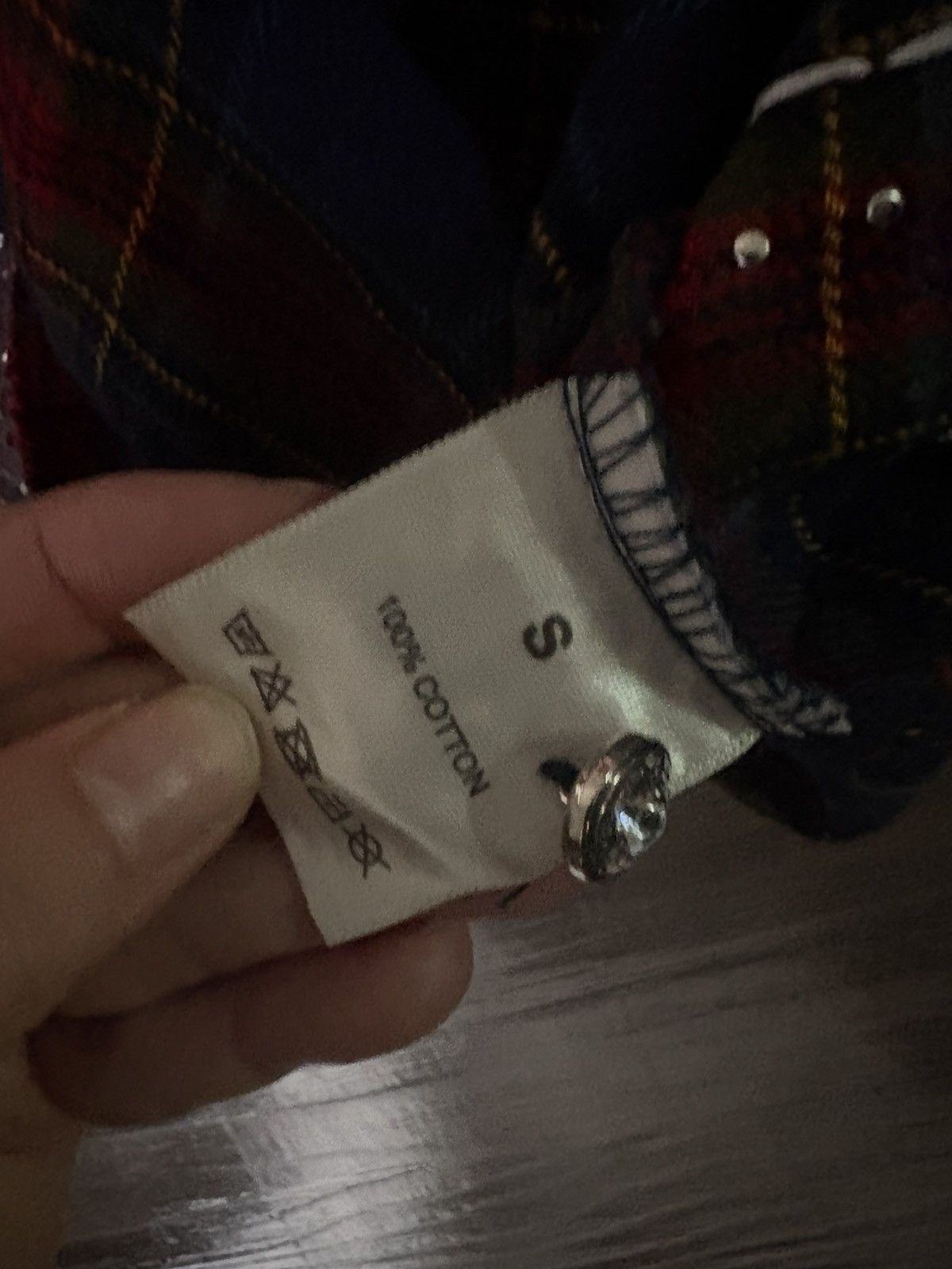 Vale Vale Forever Purple Fever Flannel ‘Blue/ Orange” Size S Size US S / EU 44-46 / 1 - 5 Thumbnail