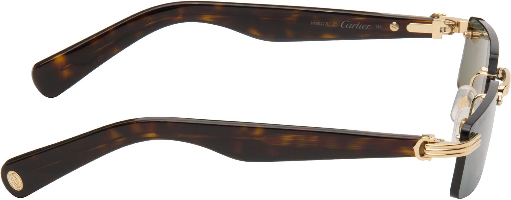 Cartier Cartier Brown CT0537S Sunglasses Size ONE SIZE - 3 Thumbnail