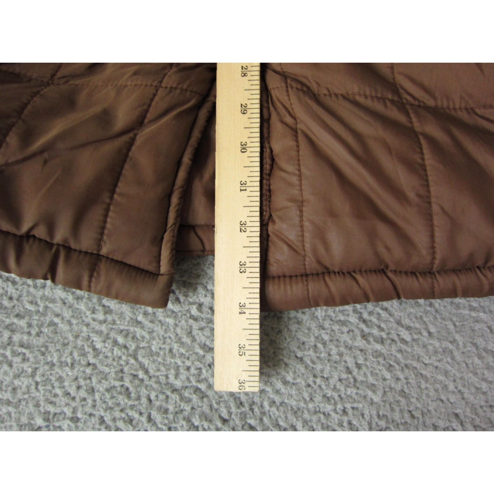 Haband VINTAGE Haband Jacket Mens M Brown Satin Bomber Quilted 90s USA Nylon Satin Bomber Jacket Mens Brown Quilted 90s Haband Size US M / EU 48-50 / 2 - 6 Thumbnail