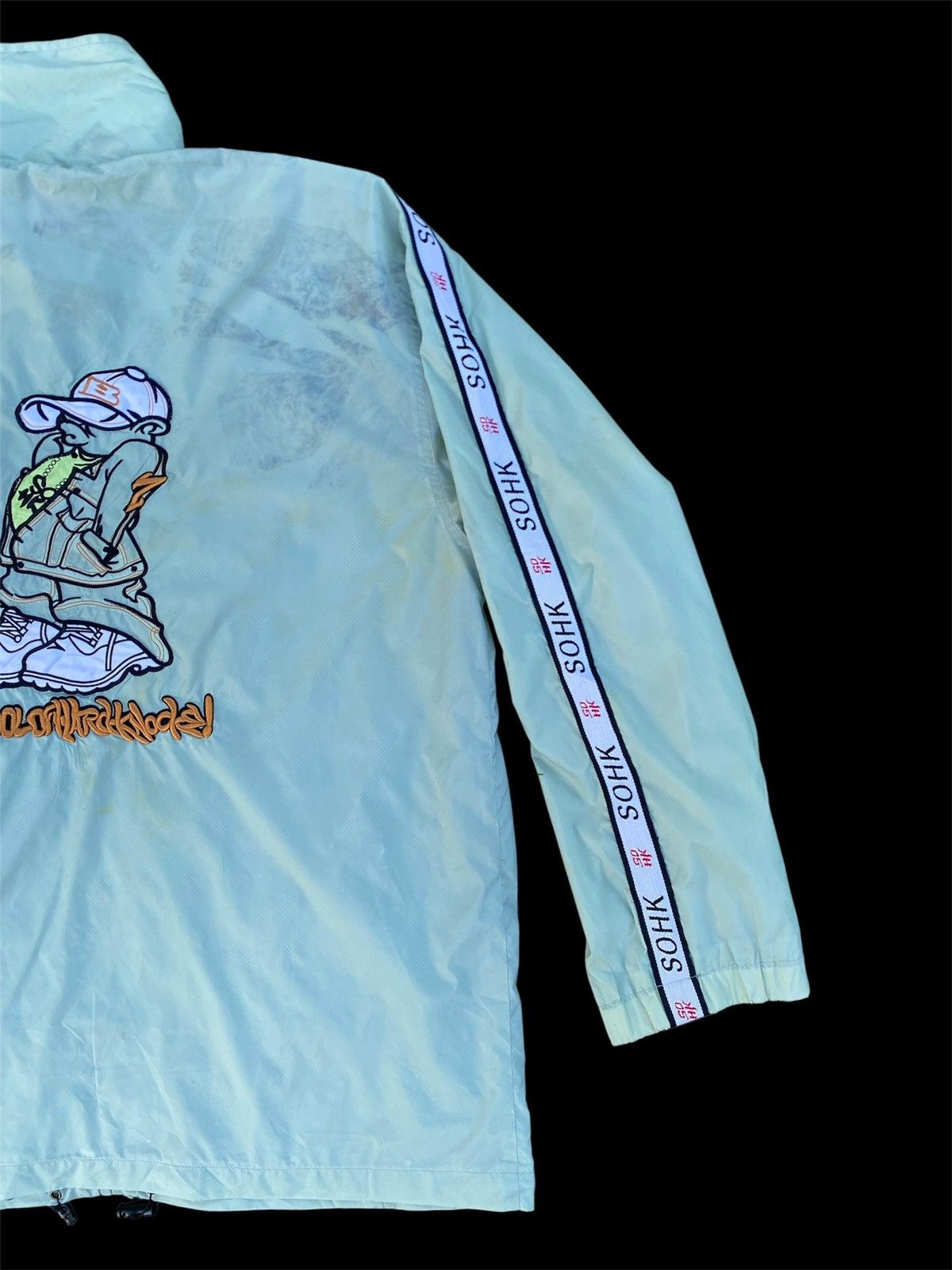 JNCO × Rap Tees Sohk School of Hard Knock Hiphop Embroidery Windbreaker Size US XL / EU 56 / 4 - 7 Thumbnail