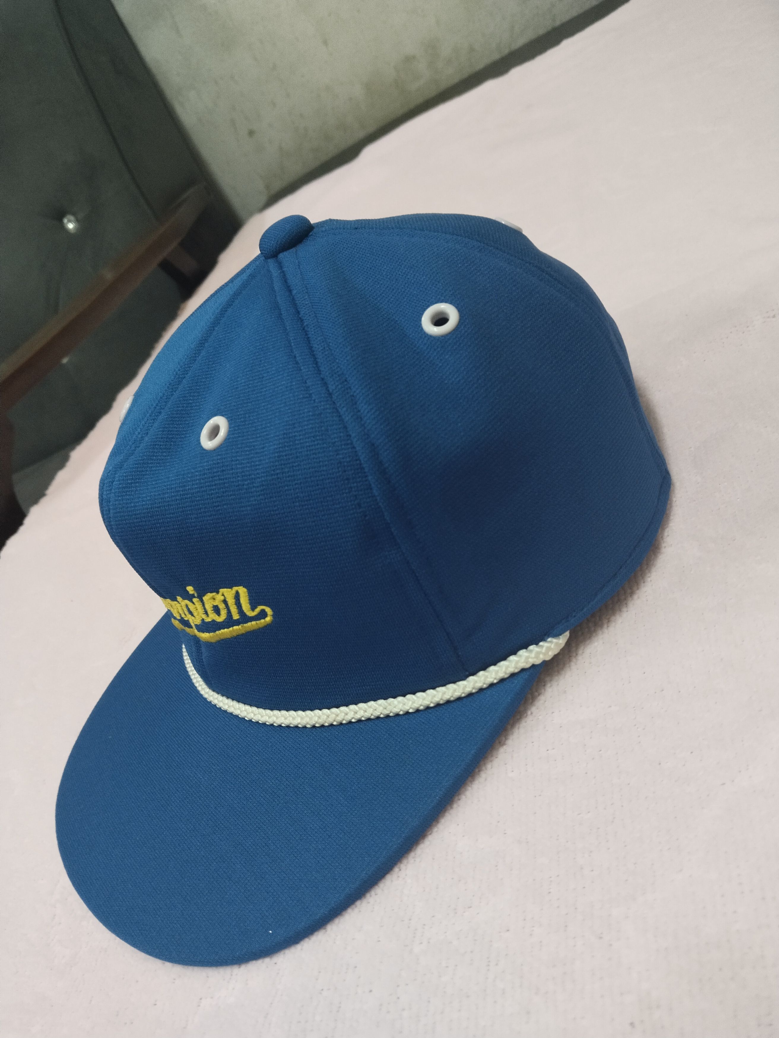 Japanese Brand VINTAGE SPELLOUT CHAMPION YKK JAPAN CAP HAT Size ONE SIZE - 3 Thumbnail