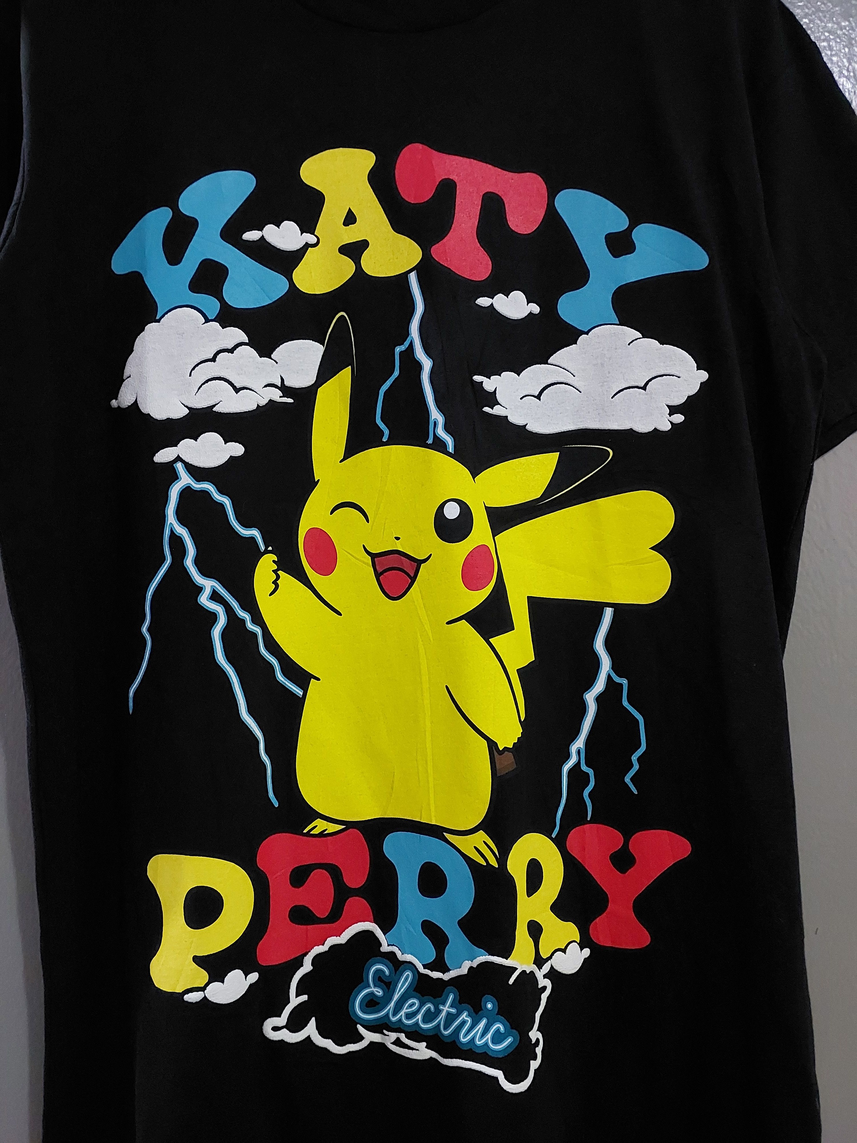 Anime × Nintendo × Pokemon POKEMON X KATY PERRY SINGLE PROMO ELECTRIC TSHIRT Size US M / EU 48-50 / 2 - 8 Thumbnail