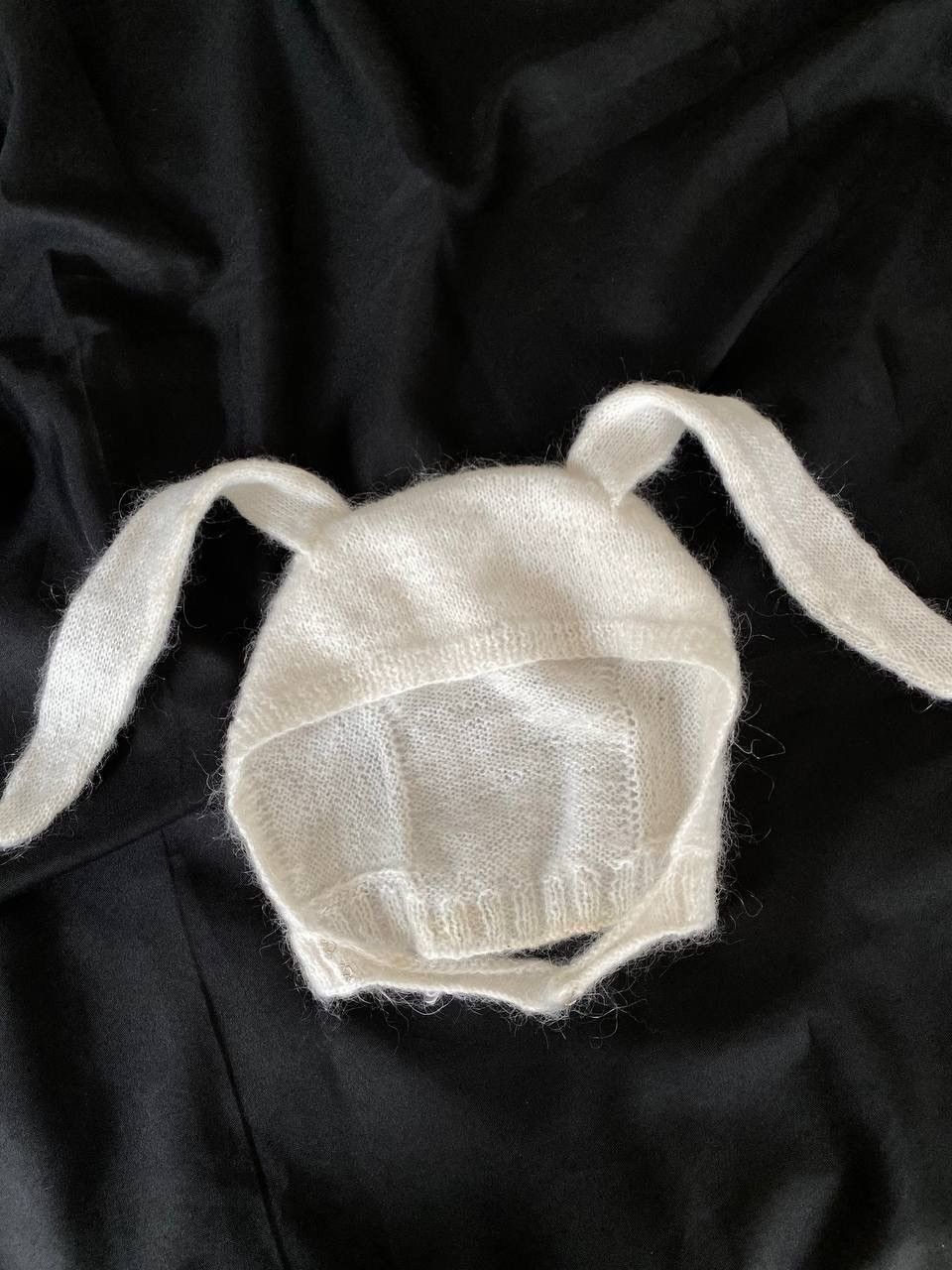 Vintage White coquette rabbit wool hat Size ONE SIZE - 1 Thumbnail