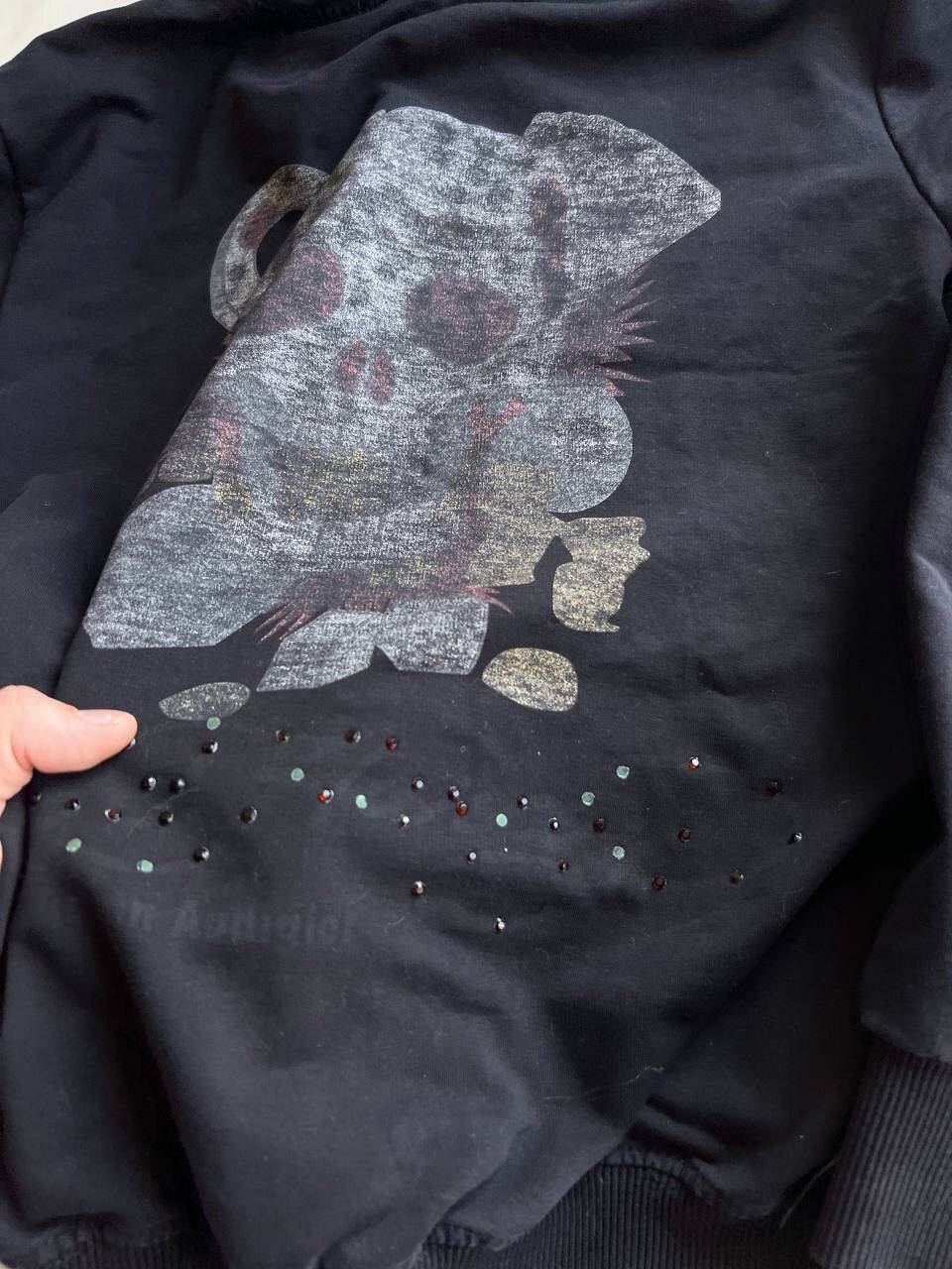 Christian Audigier × Ed Hardy × Vintage Vintage Ed Hardy Zip Hoodie Womens Sweatshirt Skull Flame Size US M / EU 48-50 / 2 - 11 Thumbnail
