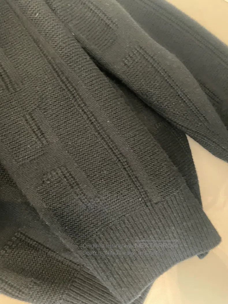 Hermes Hermes Black Wool Knit Hooded Sweatshirt Size XXS / US 00 / IT 34 - 3 Thumbnail