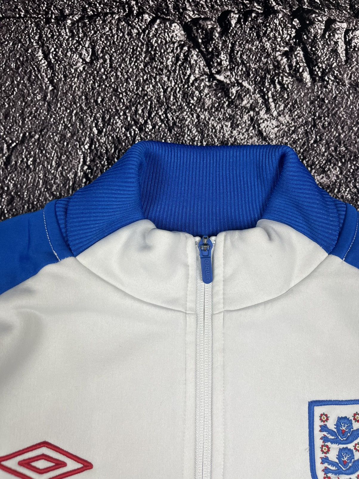 Umbro Umbro England Track Jacket White/Blue Bif Logo Embroidered Size US M / EU 48-50 / 2 - 5 Thumbnail