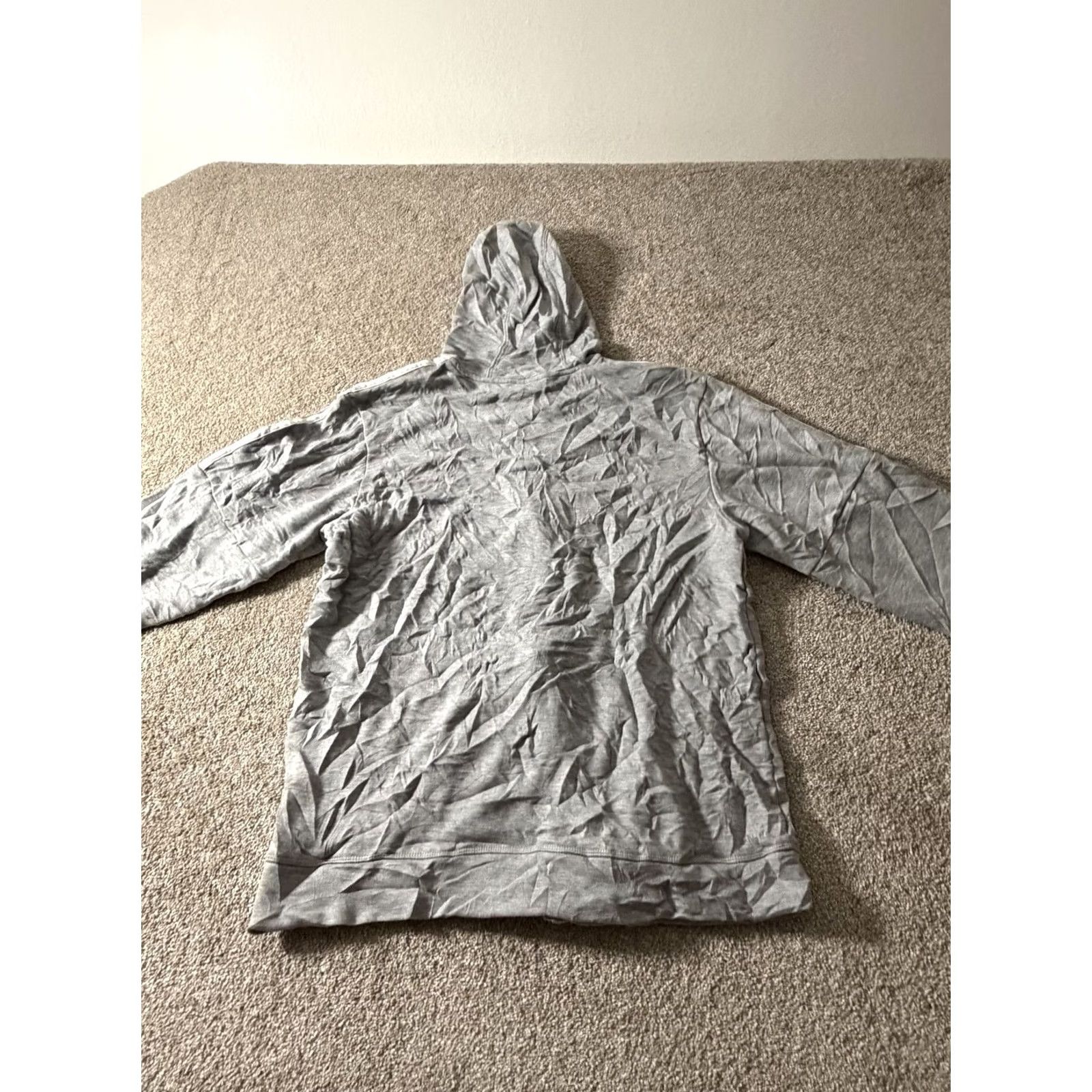 Adidas Adidas Hoodie Mens Large Gray Full Zip 3-Stripes Logo Athletic Sweatshirt Size US L / EU 52-54 / 3 - 7 Thumbnail
