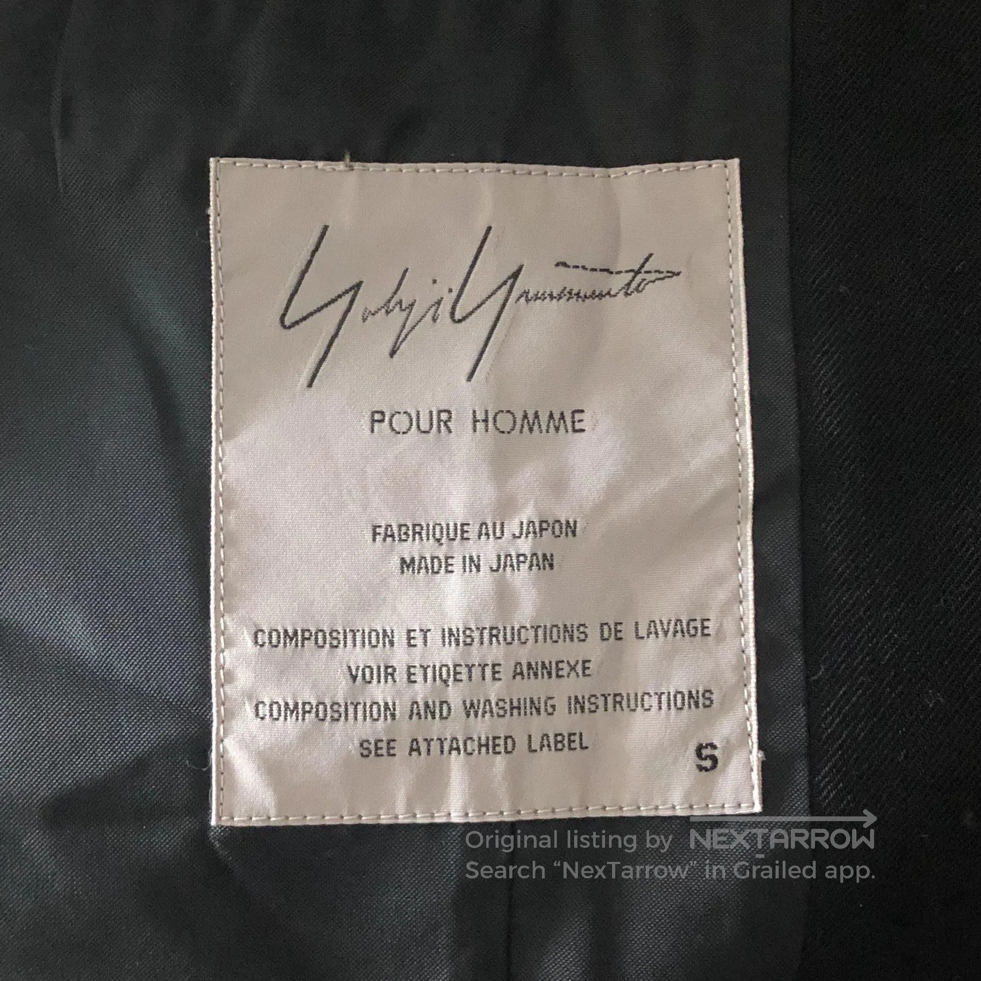 Yohji Yamamoto Yohji Yamamoto 97aw Black Reflective Suit. Size US S / EU 44-46 / 1 - 3 Thumbnail