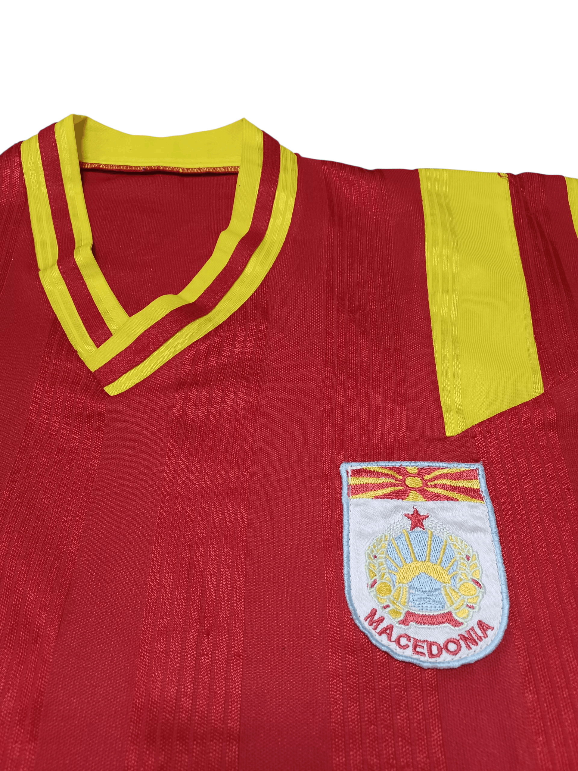 Vintage MATCHWORN MACEDONIA EARLY 90S #17 ARCHIVAL SOCCER JERSEY Size US M / EU 48-50 / 2 - 2 Thumbnail