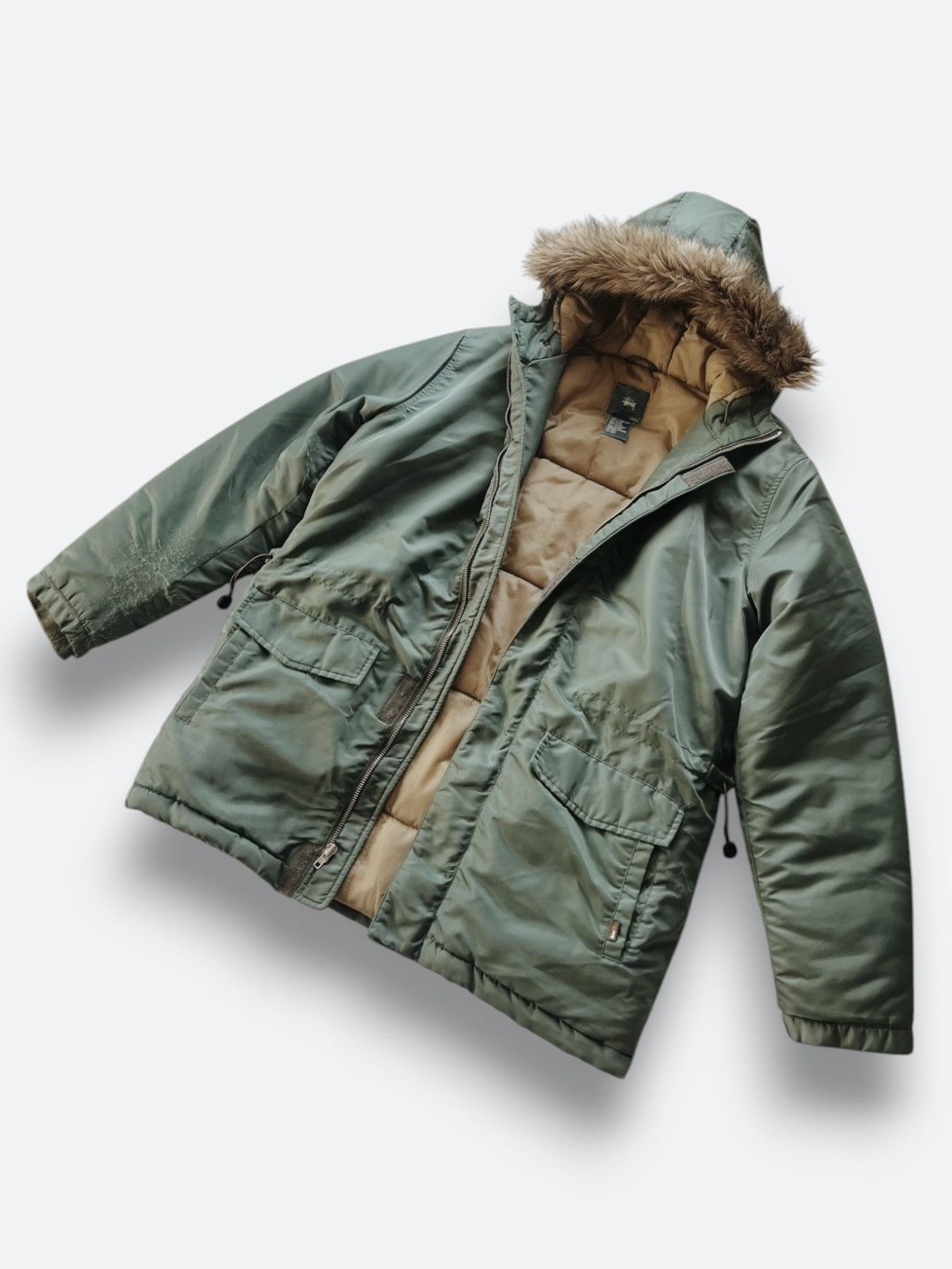 Stussy × Vintage Stussy Parka Puffer Jacket Size US M / EU 48-50 / 2 - 4 Thumbnail