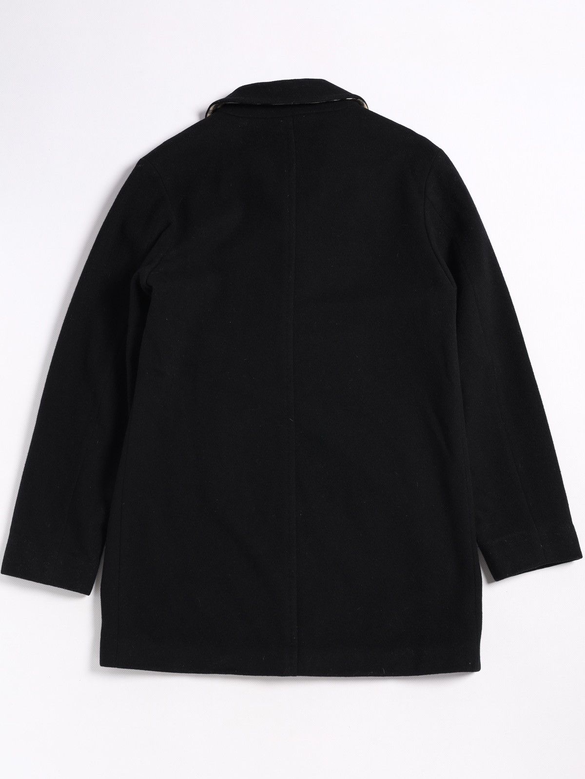 Burberry Burberry London Vintage Cashmere Wool Black Coat Nova Check Size M / US 6-8 / IT 42-44 - 2 Thumbnail