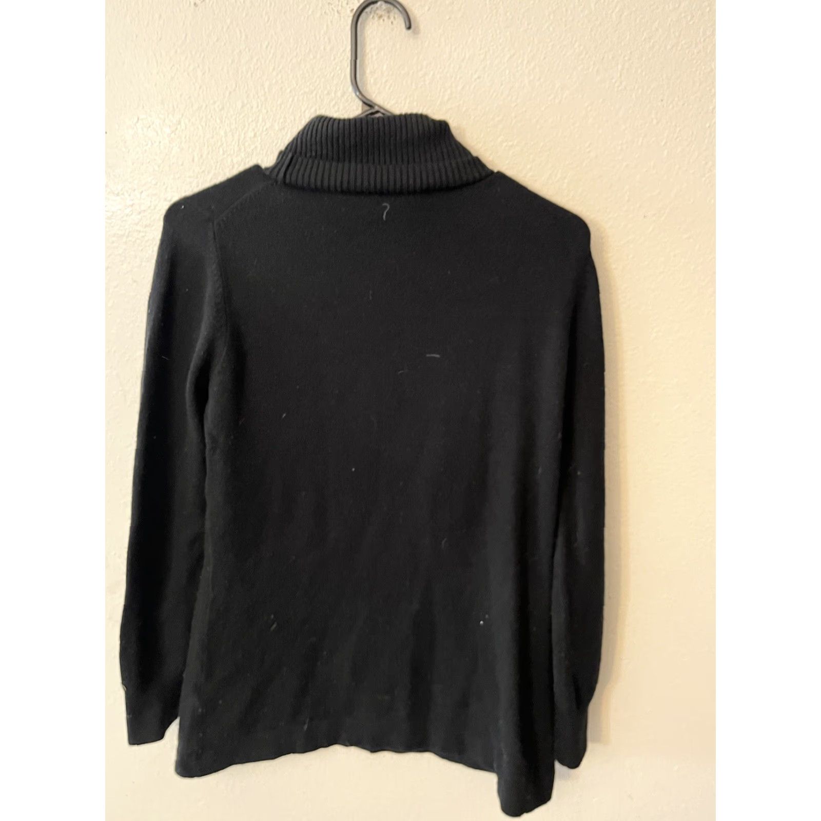 French Connection French Connection Women's Sweater Roll Neck Black Acrylic Blend Size Medium Pullover Womens Size M / US 6-8 / IT 42-44 - 3 Thumbnail