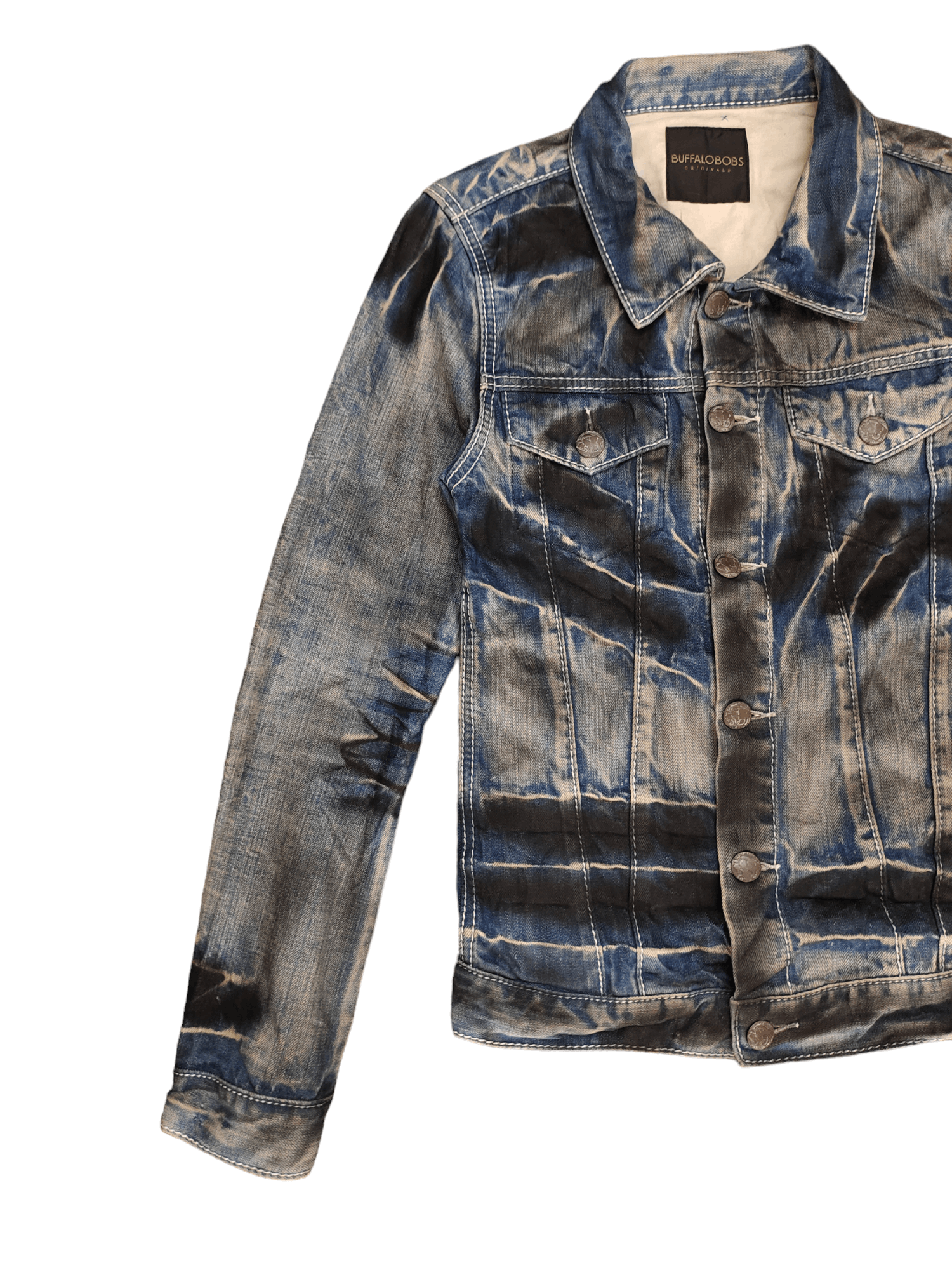 BUFFALO BOBS Buffalo Bobs Clawmark Waxed Denim Jacket Size US S / EU 44-46 / 1 - 7 Thumbnail