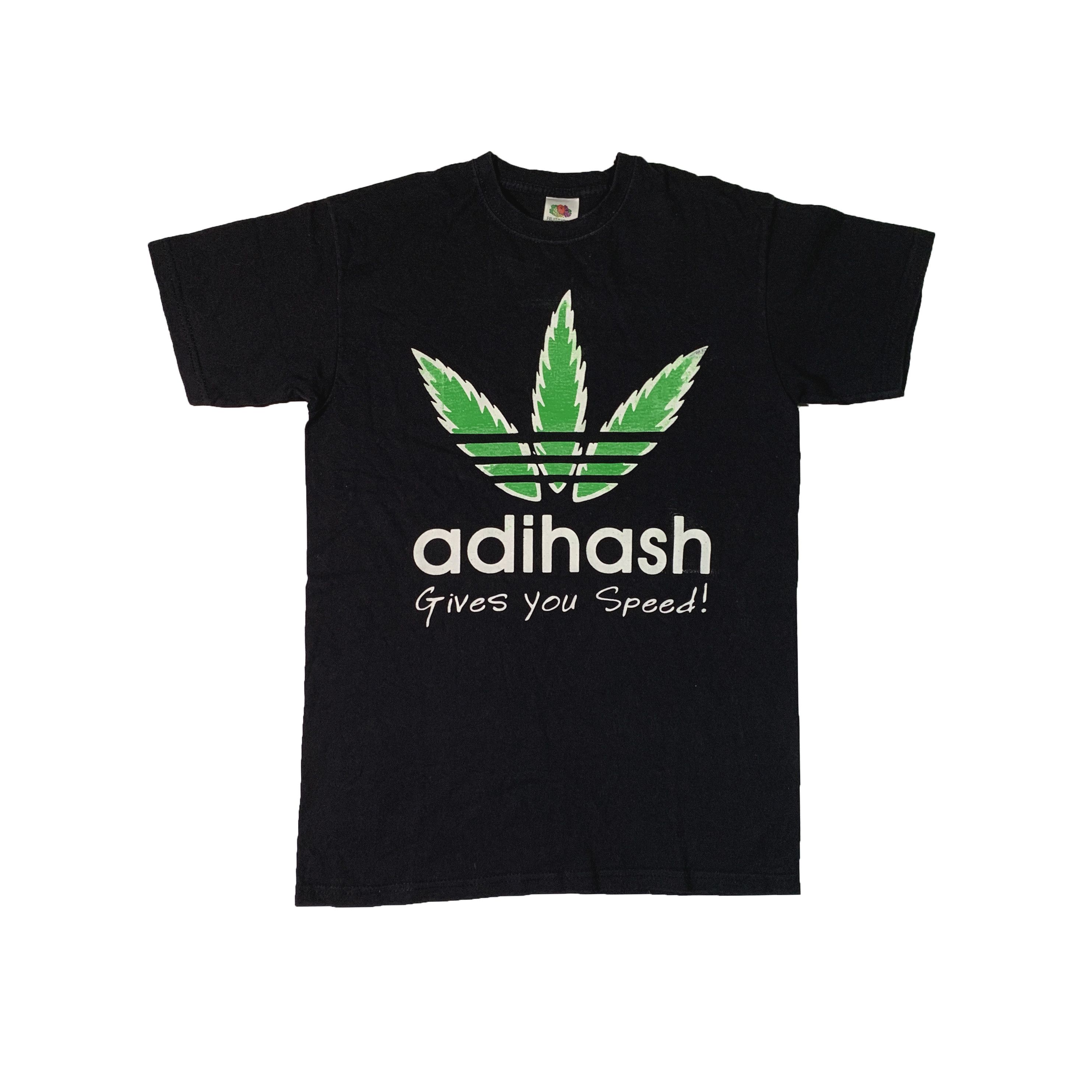 Vintage Vintage 00s Adihash T-shirt Size US S / EU 44-46 / 1 - 1 Thumbnail