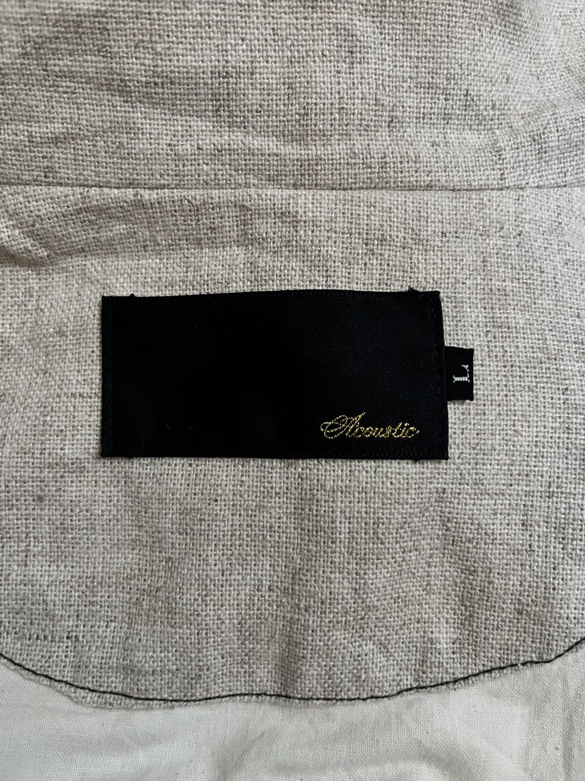 Japanese Brand 2000s ACOUSTIC waistcoat flap-poc #H2 Size US L / EU 52-54 / 3 - 7 Thumbnail