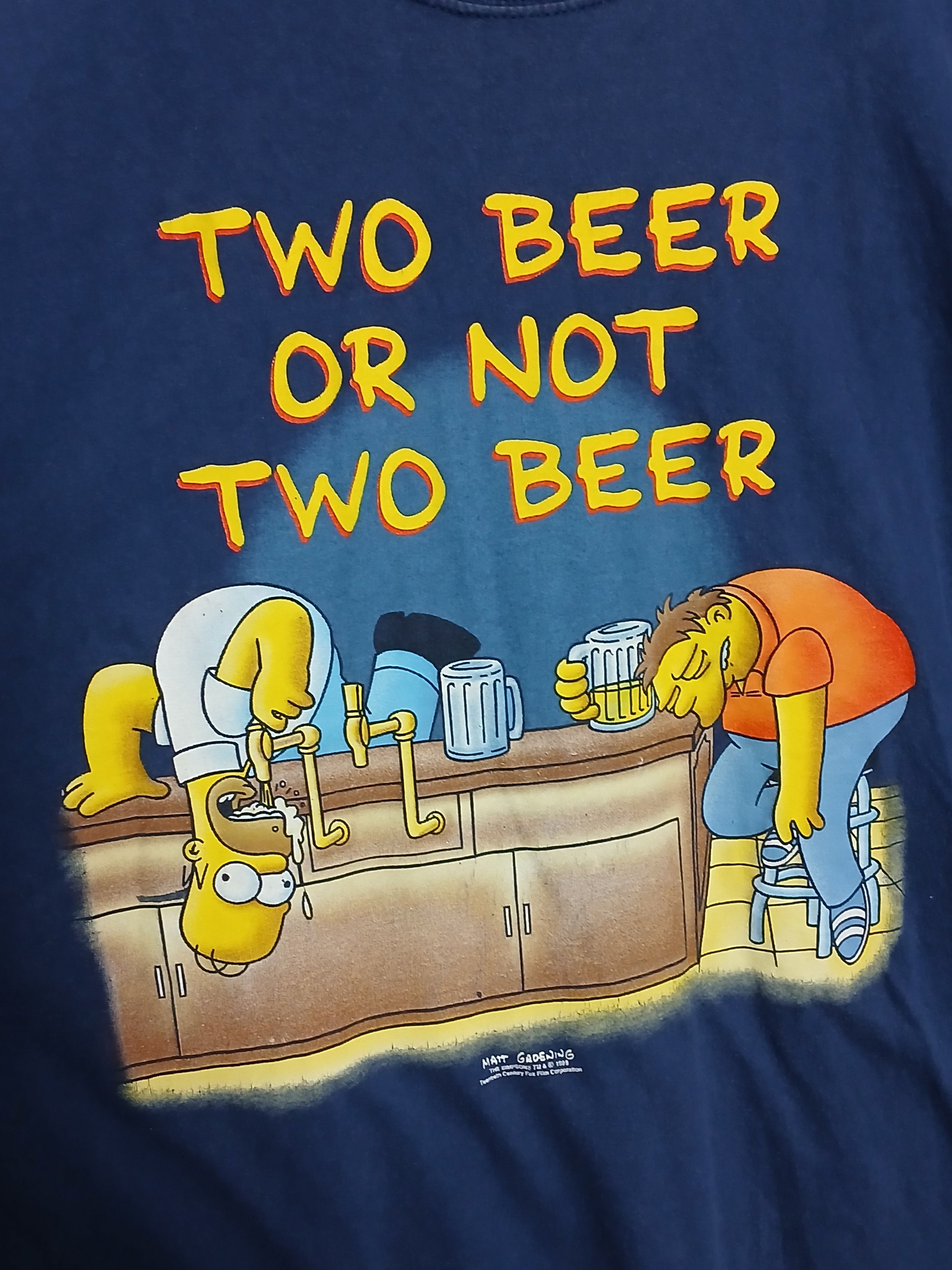 Cartoon Network × The Simpsons × Vintage Vintage 1998 The Simpsons Homer Simpson T-Shirt Size US XXL / EU 58 / 5 - 3 Thumbnail