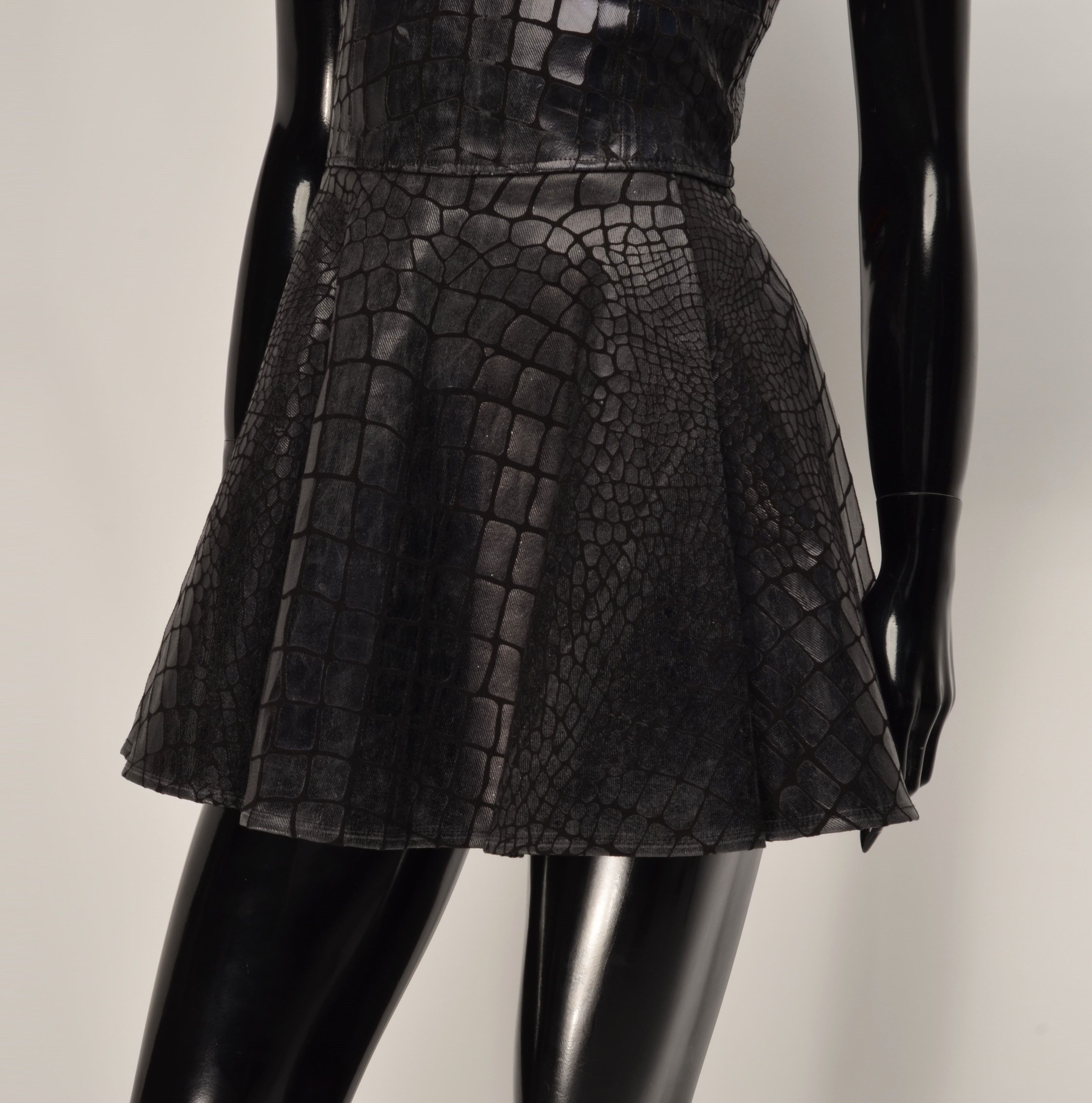 Designer × House Of The Gods House Of The Gods Strapless Grunge Fit & Flare Mini Dress Size S / US 4 / IT 40 - 3 Thumbnail