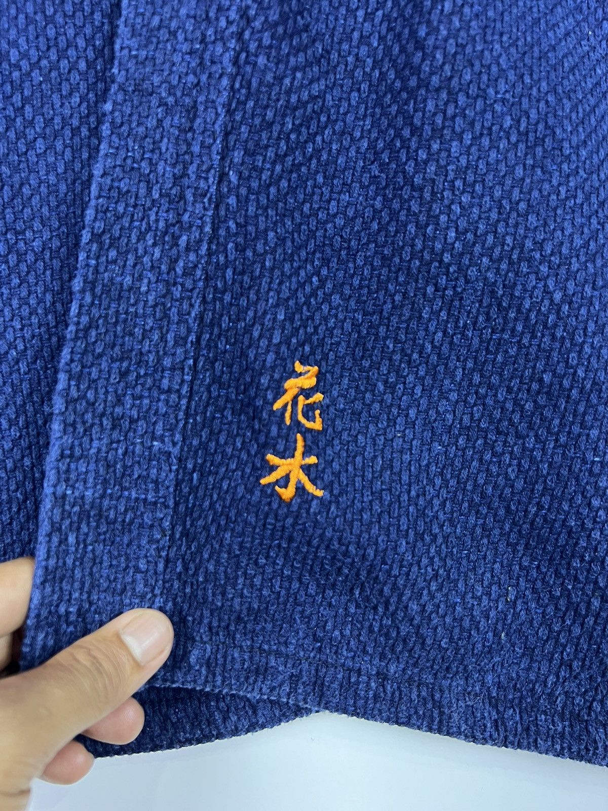 Indigo 🔥 JAPANESE INDIGO BLUE KIMONO TRADITIONAL Size US L / EU 52-54 / 3 - 5 Thumbnail