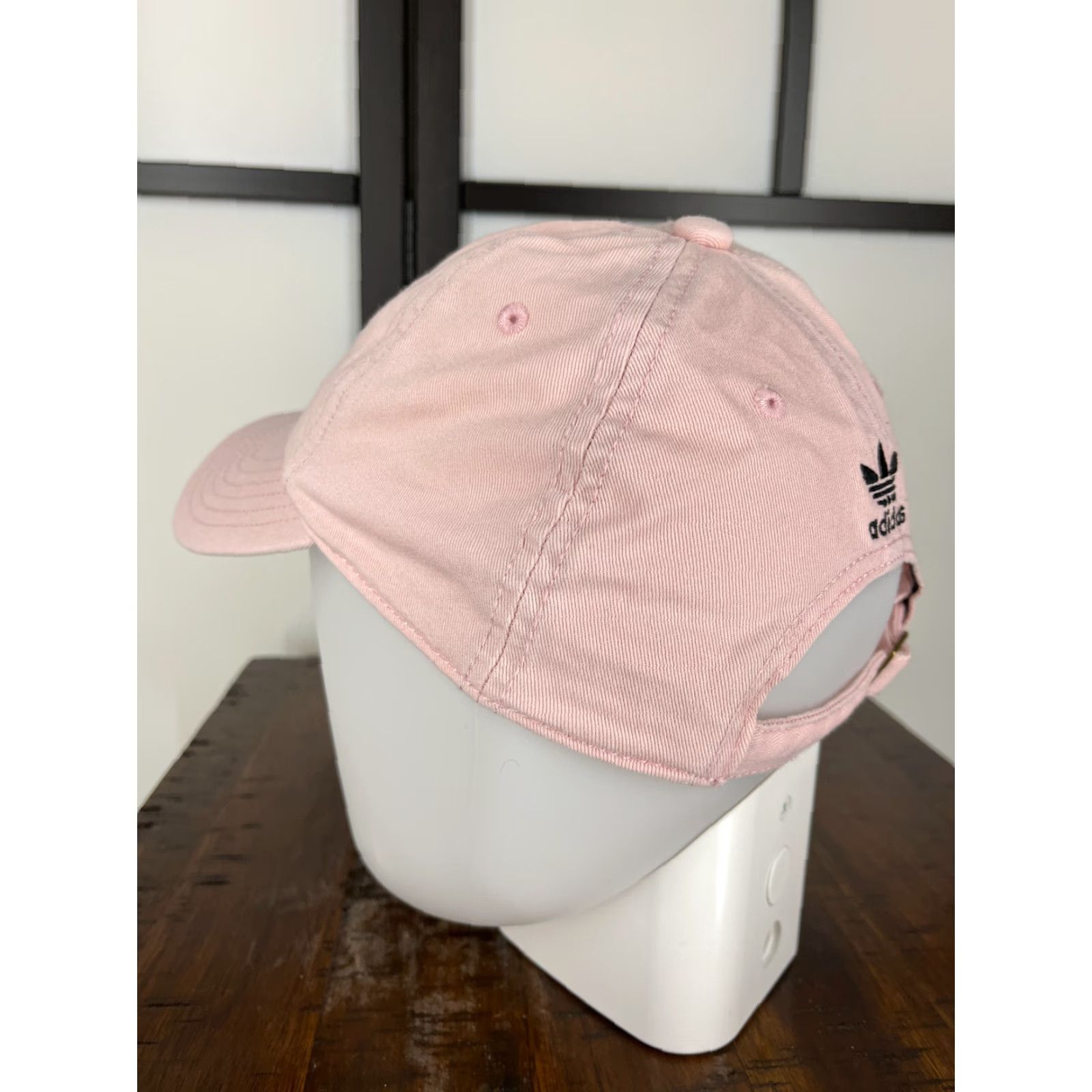 Adidas Adidas Hat Cap Strap Back Womens One Size Pink Twill 100% Cotton Trefoil Size ONE SIZE - 5 Thumbnail