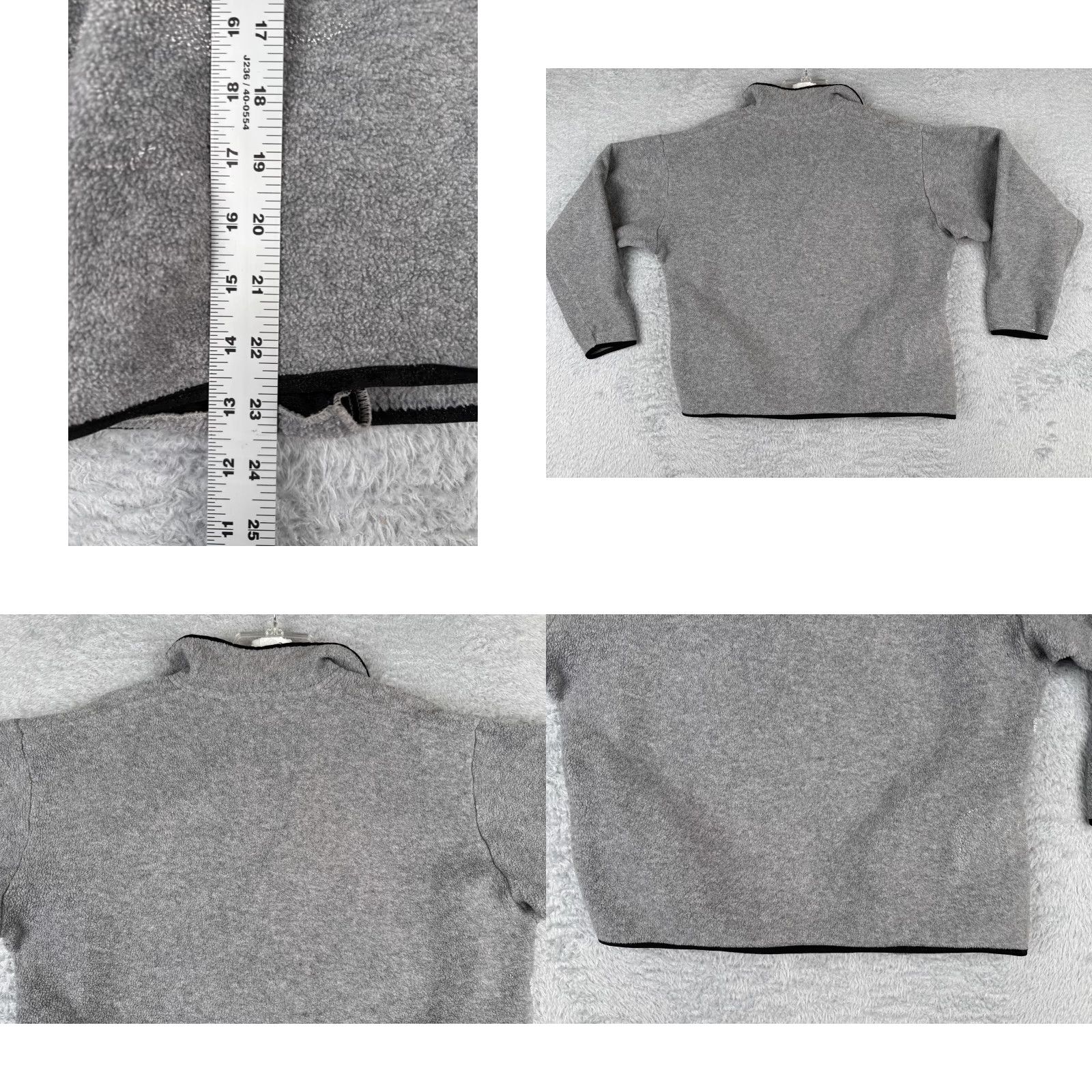 The North Face VINTAGE The North Face Sweater Mens Medium Gray Armadilla 1/2 Button Fleece Poly Size US M / EU 48-50 / 2 - 9 Thumbnail