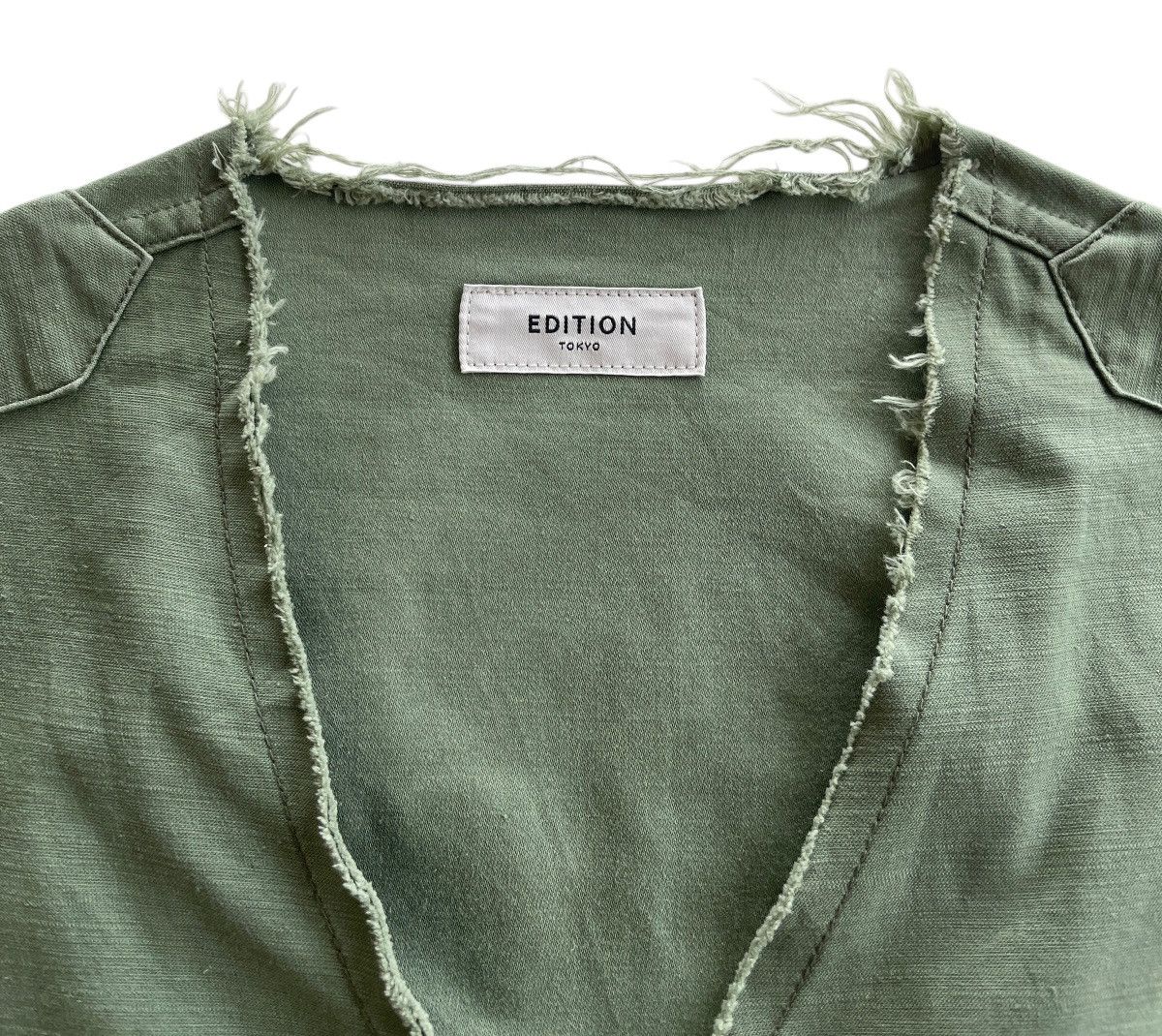 Edition Japan Edition Tokyo M-65 Cut Off Distressed Vest Jacket Size US S / EU 44-46 / 1 - 2 Thumbnail