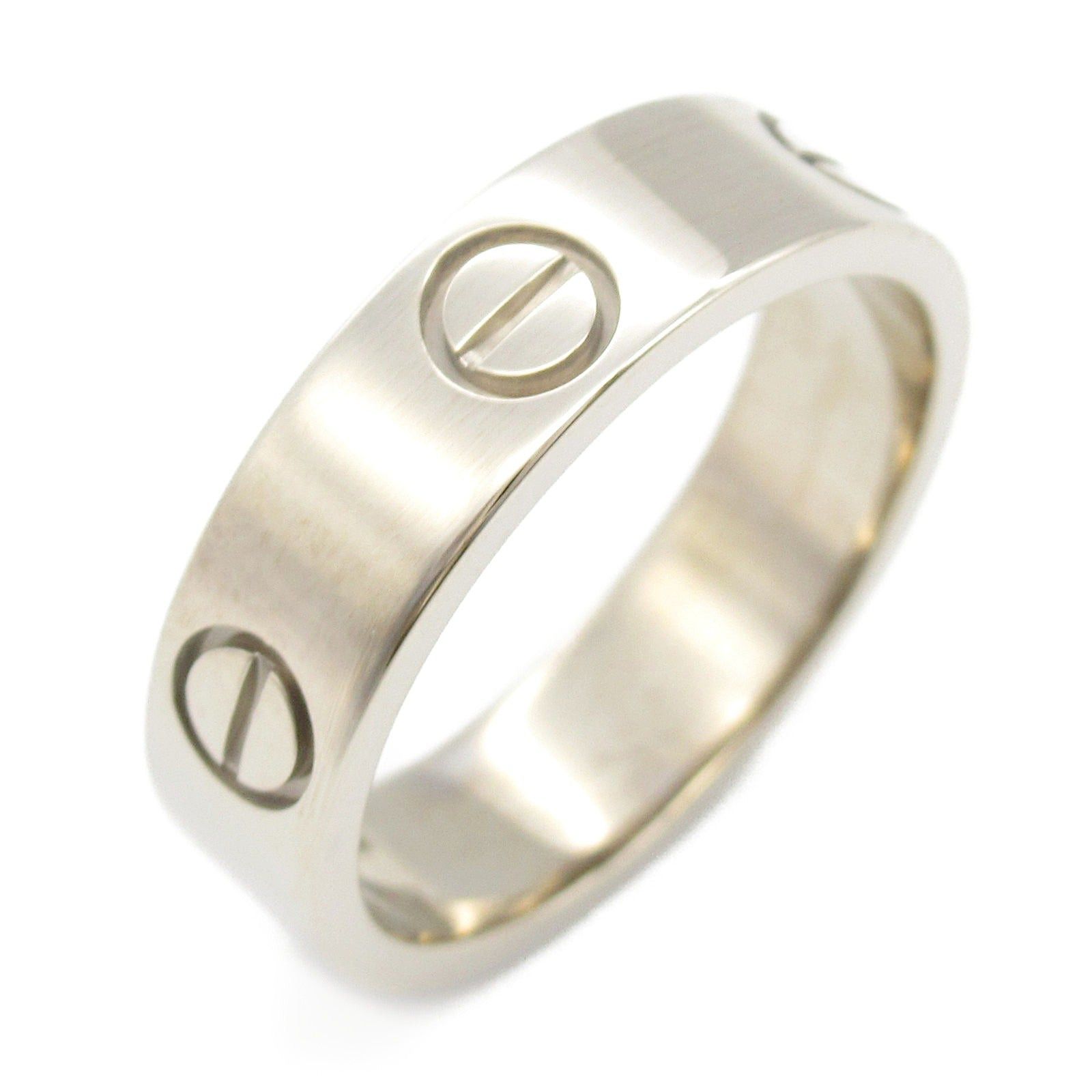 Cartier Cartier Love Ring K18Wg (White Gold) Silver Size ONE SIZE - 1 Thumbnail