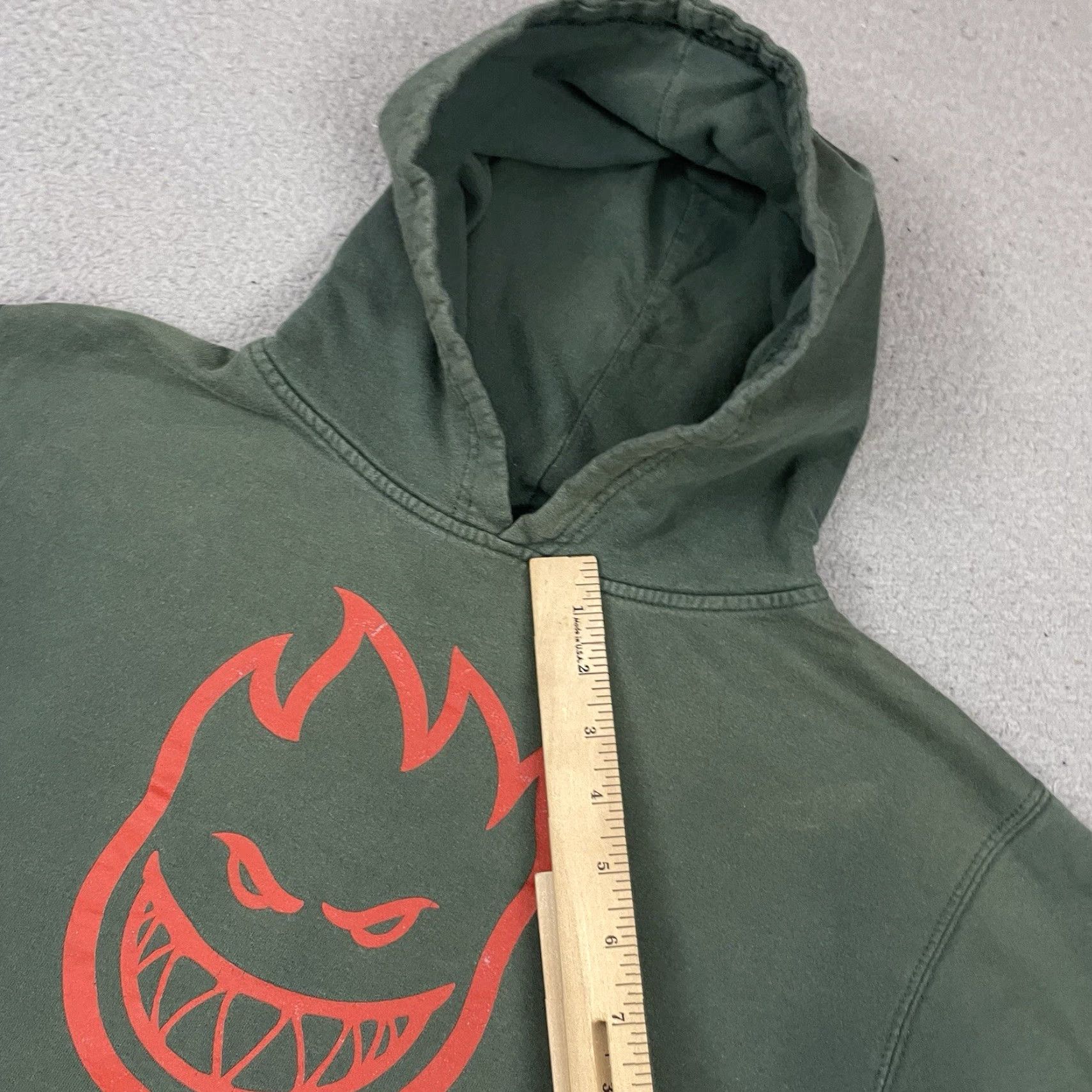 Spitfire VINTAGE Spitfire Hoodie Men S Green Distressed Faded Logo 90s Skateboarder Pullover Hooded Size US S / EU 44-46 / 1 - 6 Thumbnail
