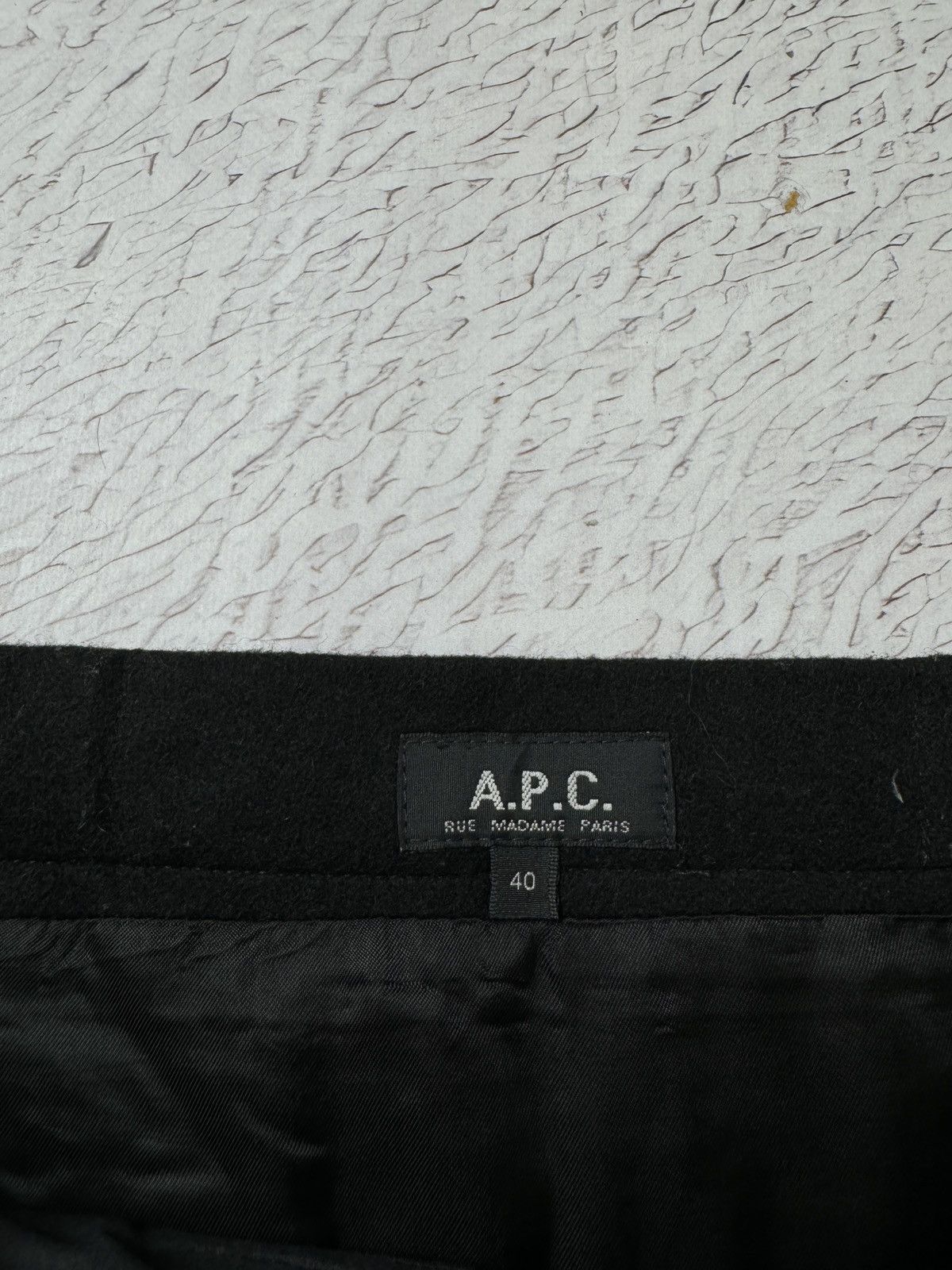 A.P.C. × Japanese Brand A.P.C Rue Madame Paris Japanese market wool skirt size 40 Size 28" / US 6 / IT 42 - 7 Thumbnail