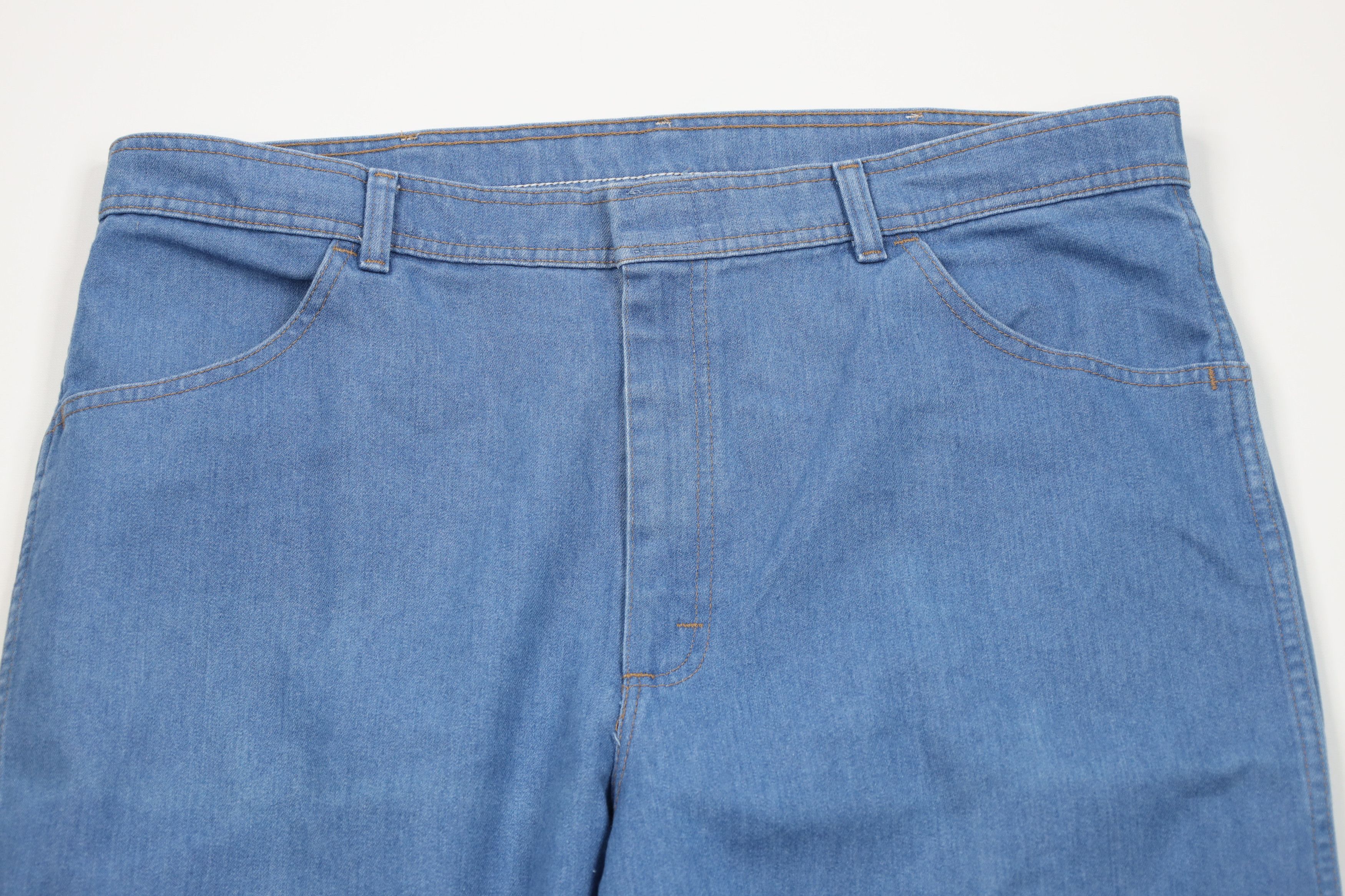 Wrangler Vintage 90s Y2K Wrangler Wide Leg Western Denim Jeans Blue Size US 40 / EU 56 - 2 Thumbnail