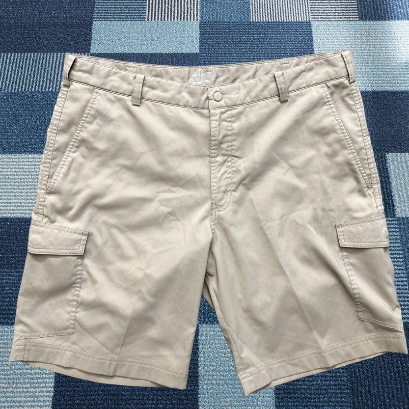 Nike Nike Dri Fit Chino Shorts Mens 36 Khaki 9” Inseam Flat Front Golf Hybrid Size US 36 / EU 52 - 1 Thumbnail