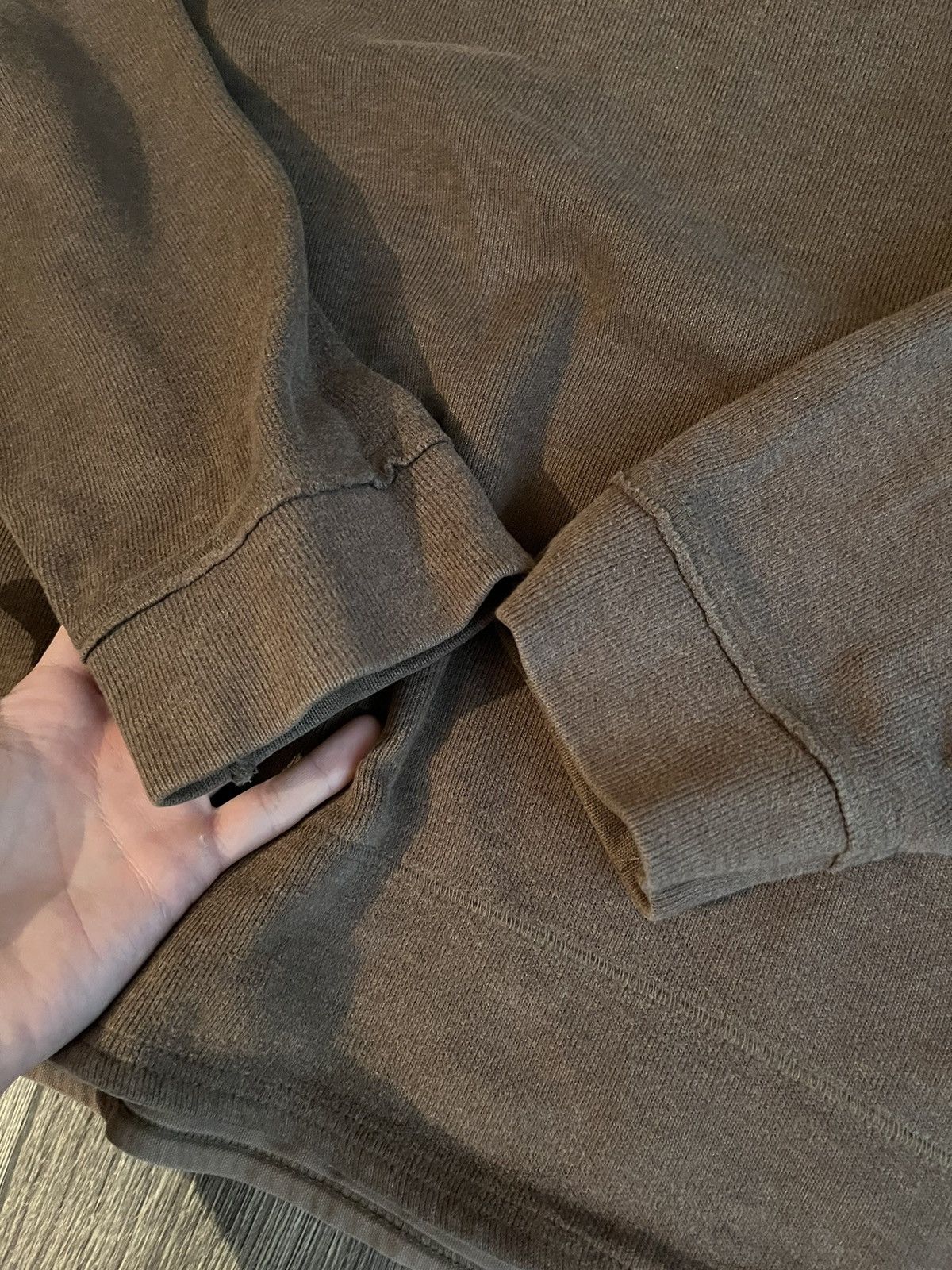 Nigel Cabourn × Vintage Nigel Cabourn Logo Utility 3/4 Vintage Japanese Sweater Size US XL / EU 56 / 4 - 4 Thumbnail