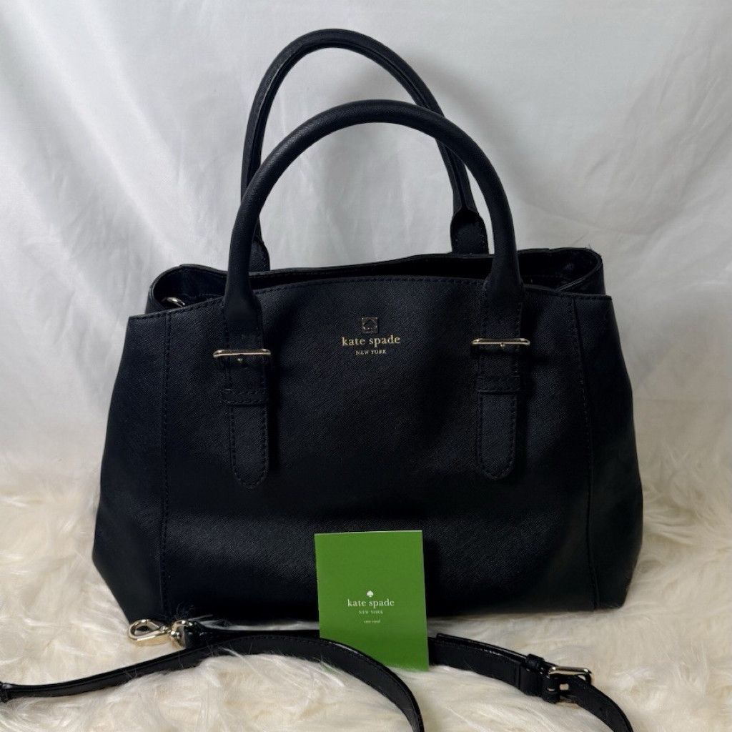 Kate Spade Kate Spade New York Black Saffiano Bag Gold Hardware Size ONE SIZE - 1 Thumbnail